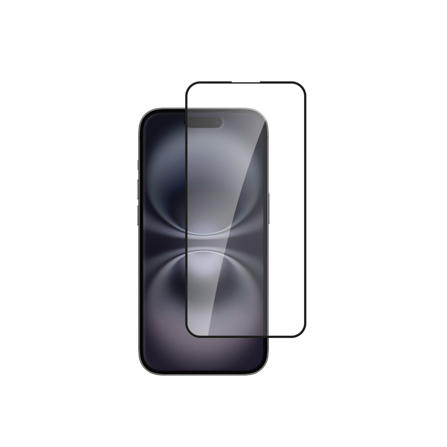 alkaya. | A Shield | Displayschutzglas | 3D Full Cover transparent, iPhone 15 / 16