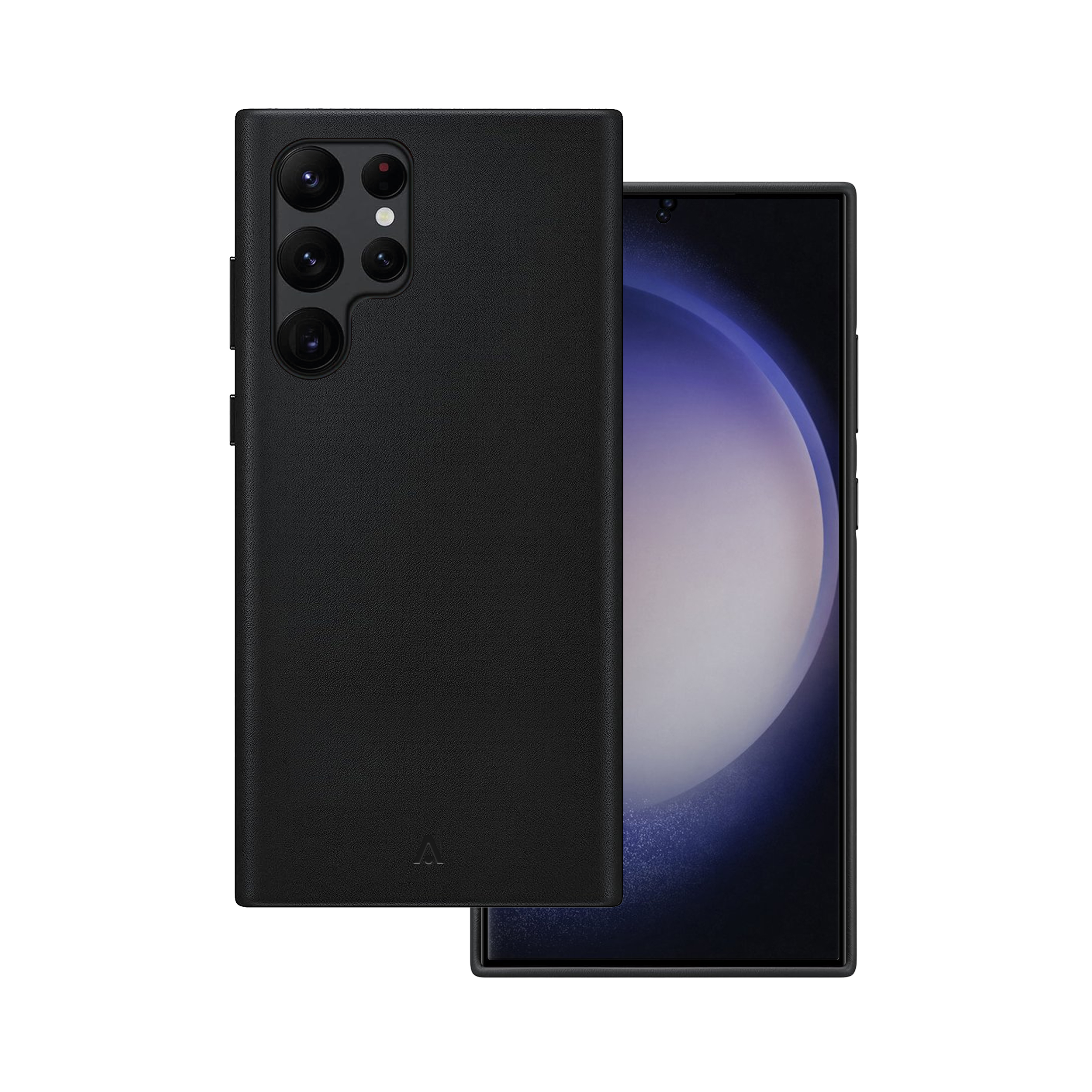 alkaya. | LUCID Pu Leather Case kompatibel mit Magsafe schwarz, Samsung S23 Ultra