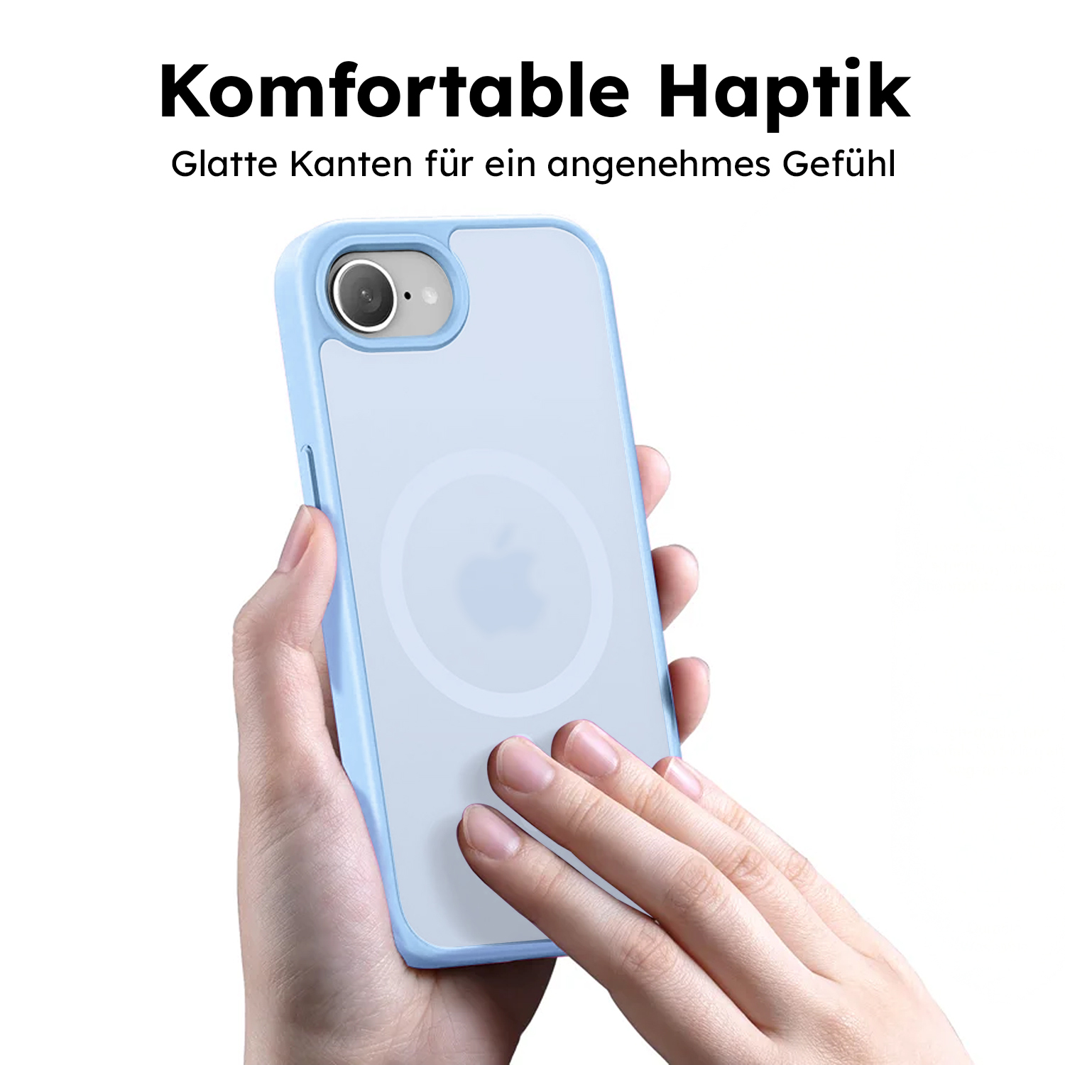 alkaya. | LUCID Protect Case kompatibel mit Magsafe  hellblau, iPhone 16e