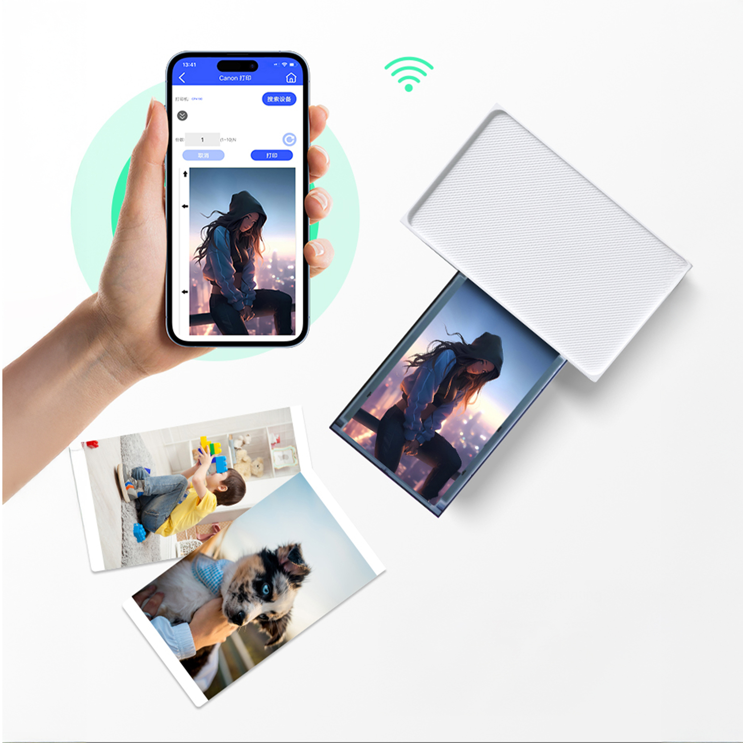 A Print DHP511 mobile Phone sticker Printer