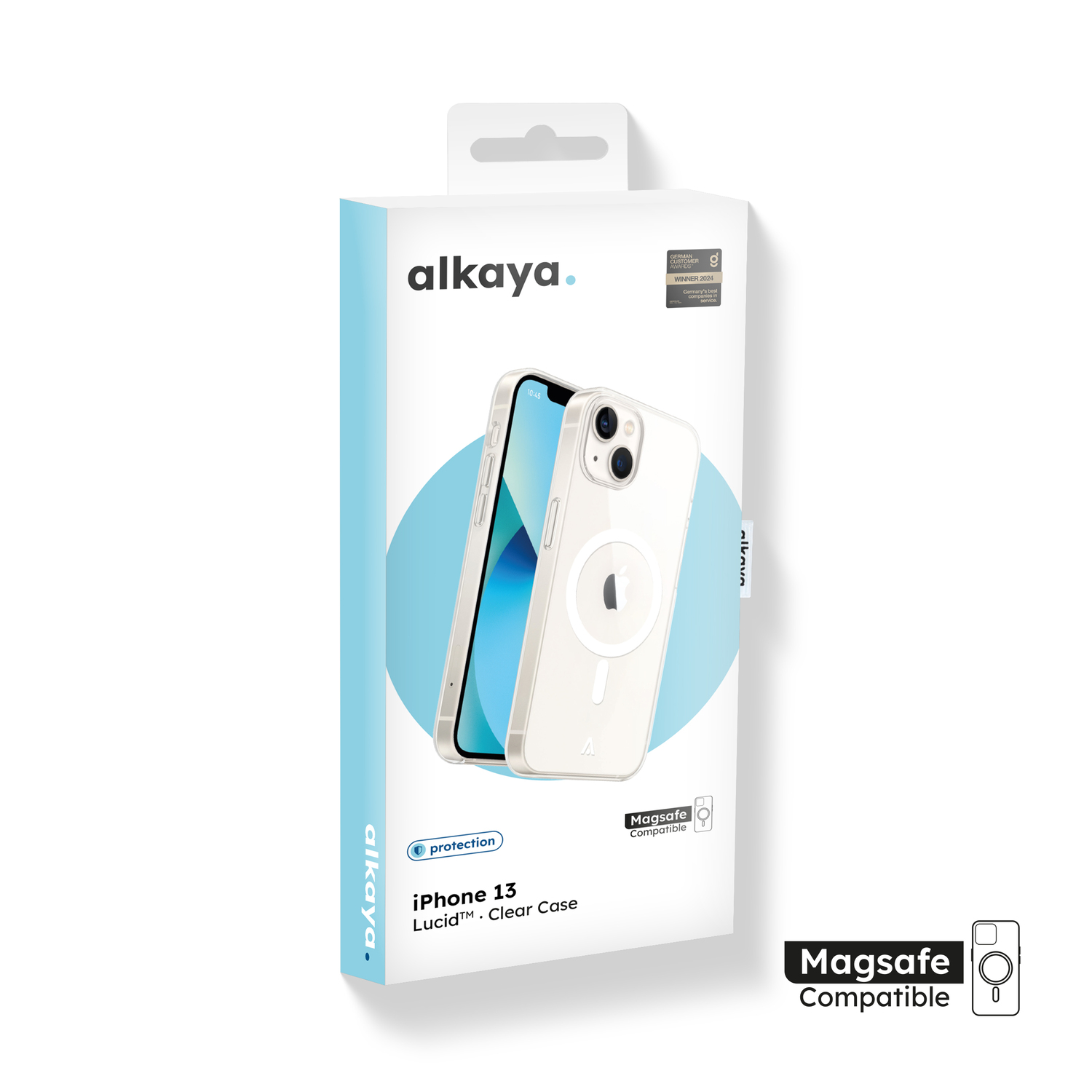 alkaya. | LUCID Clear Case kompatibel mit Magsafe Transparent iPhone 13