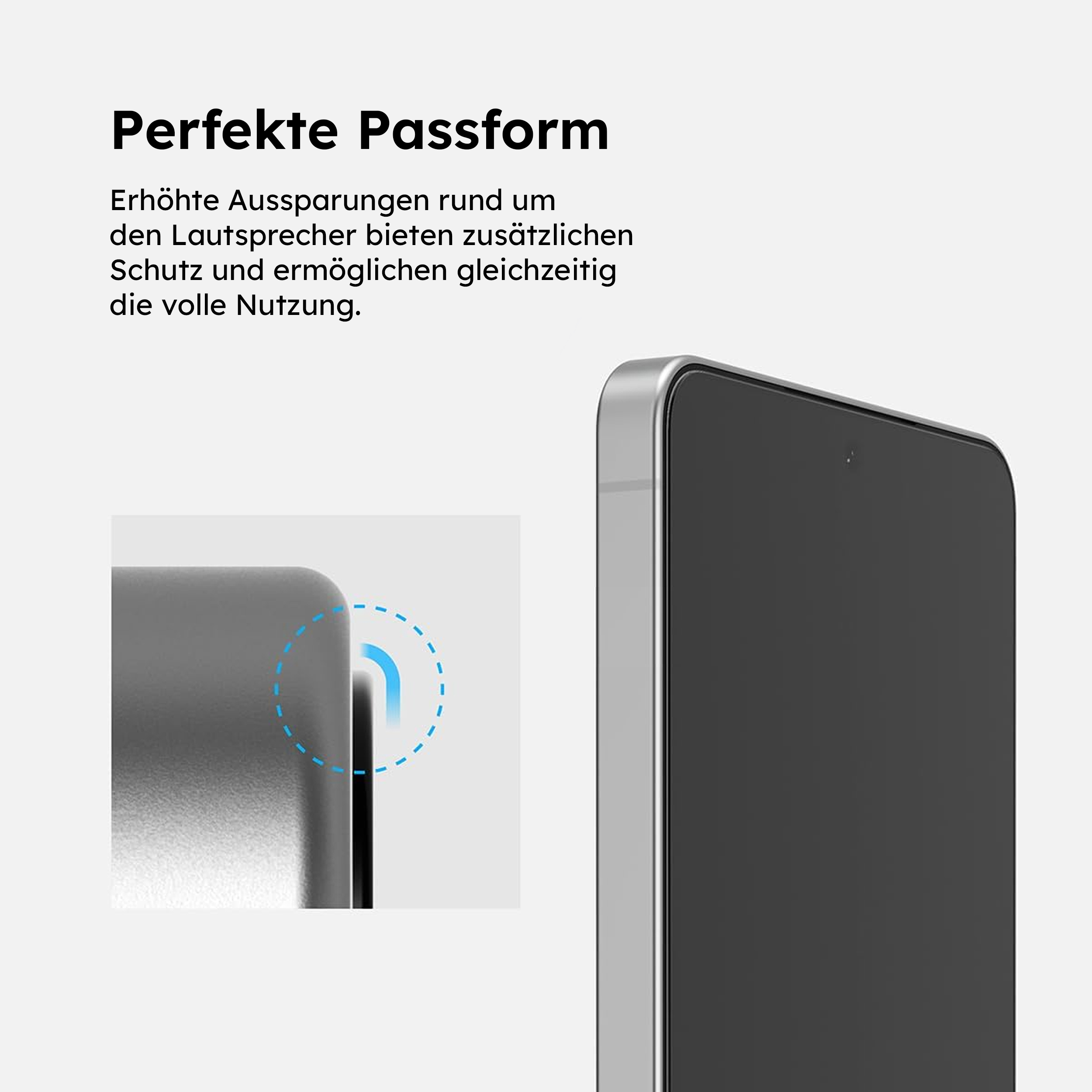 alkaya. | A Shield | Displayschutzglas | 3D Full Cover transparent, Samsung S26 Ultra