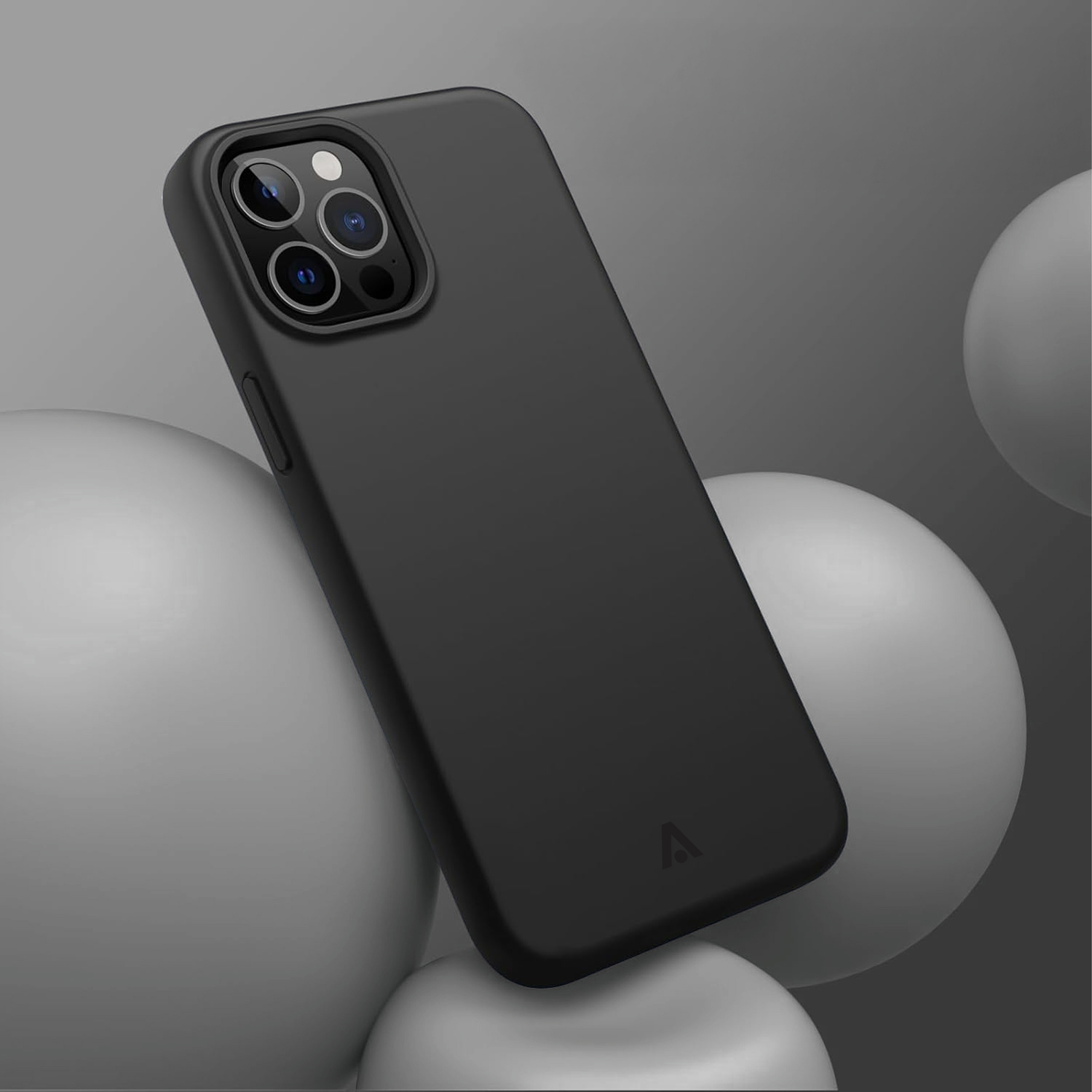 alkaya. | LUCID Silikon Case kompatibel mit Magsafe  schwarz, iPhone 14 Pro