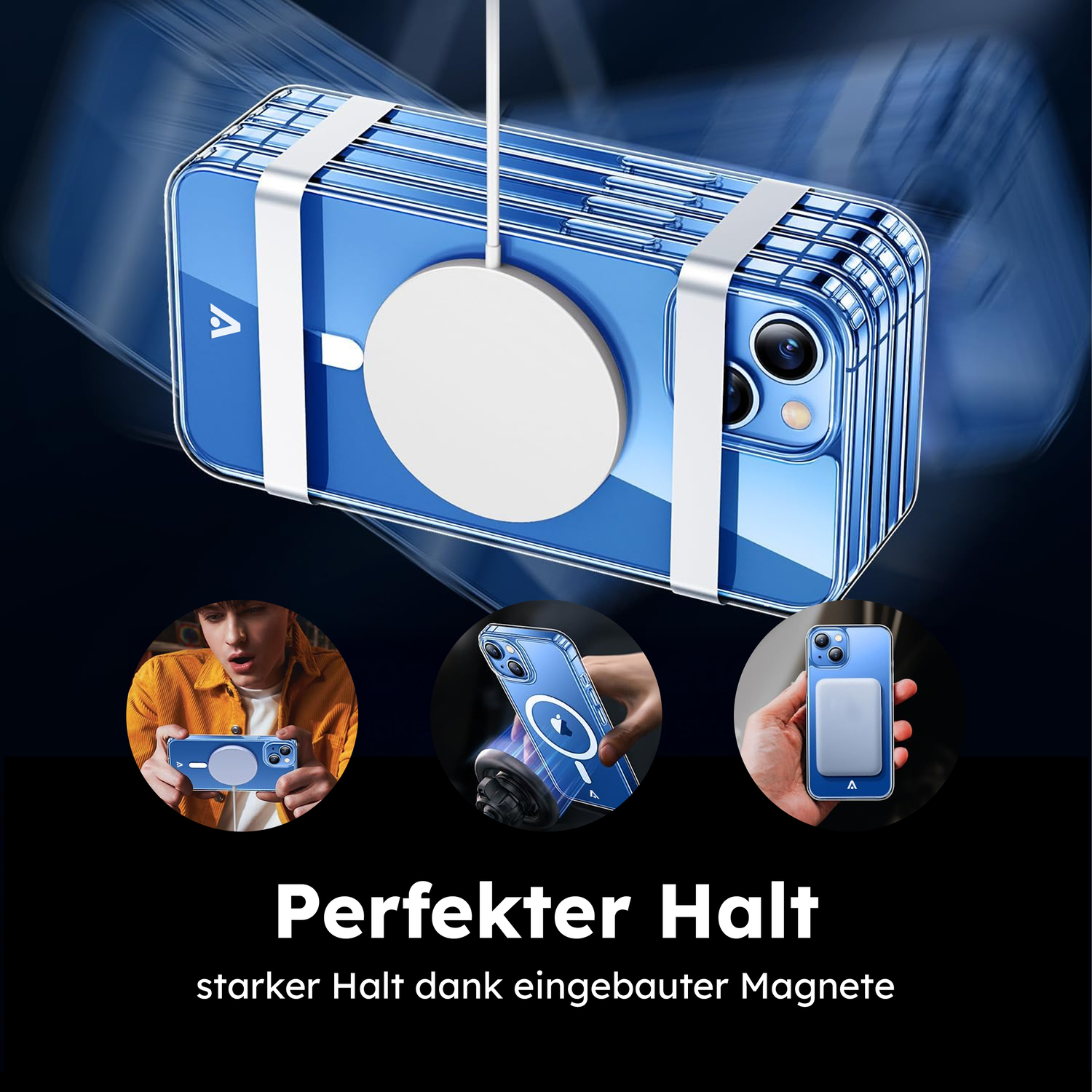 alkaya. | LUCID Clear Case kompatibel mit Magsafe transparent, iPhone 13 Mini