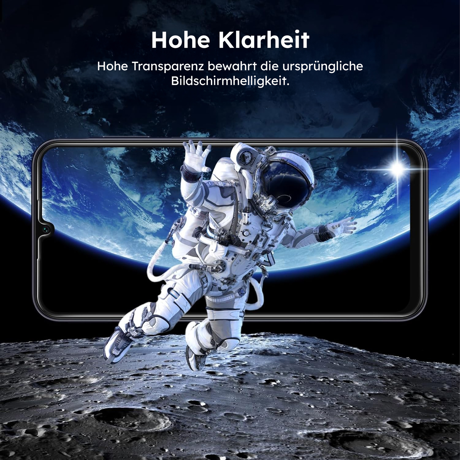 alkaya. | A Shield | Displayschutzglas | 3D Full Cover transparent, Samsung Galaxy A24