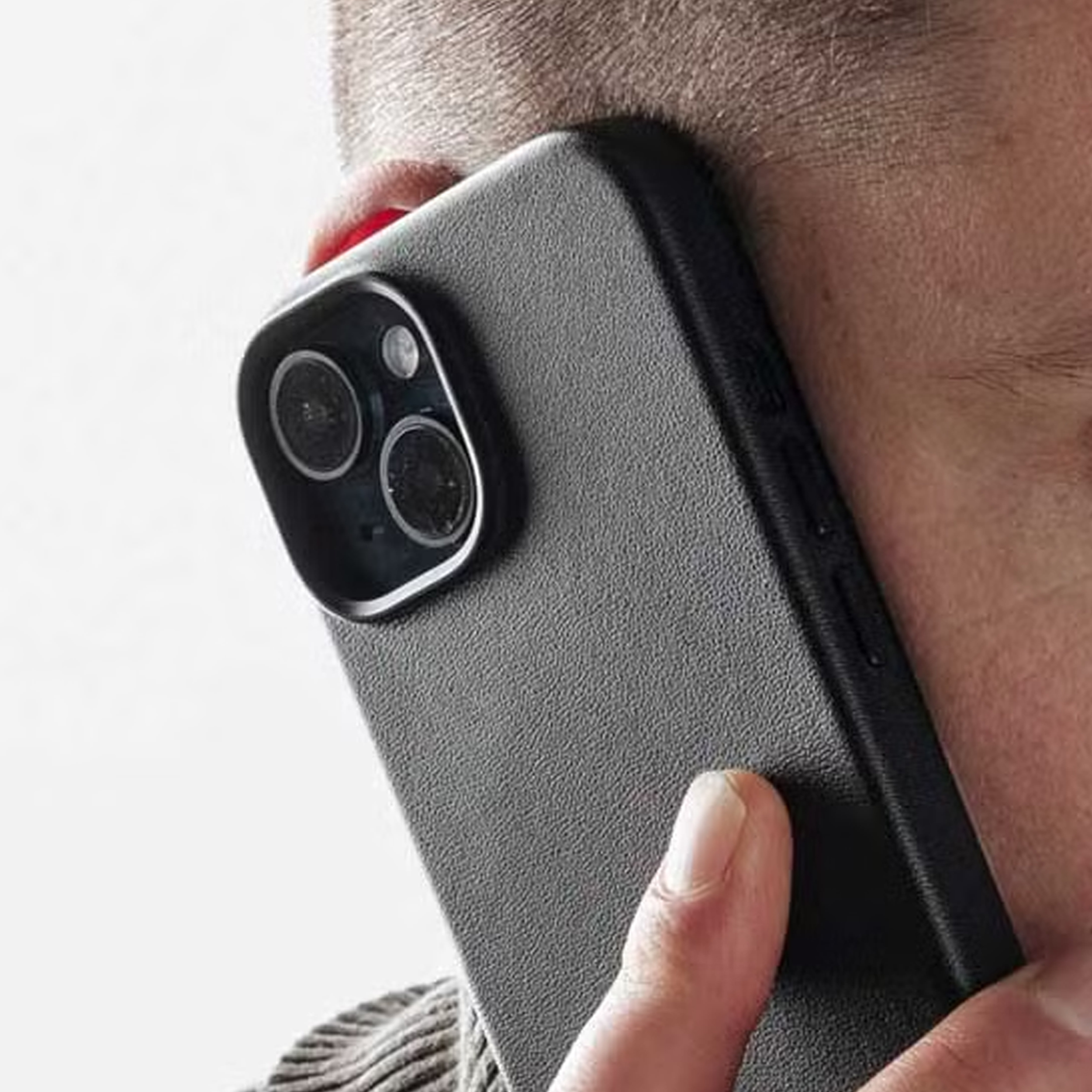 alkaya. | LUCID Pu Leather Case kompatibel mit Magsafe schwarz, iPhone 13