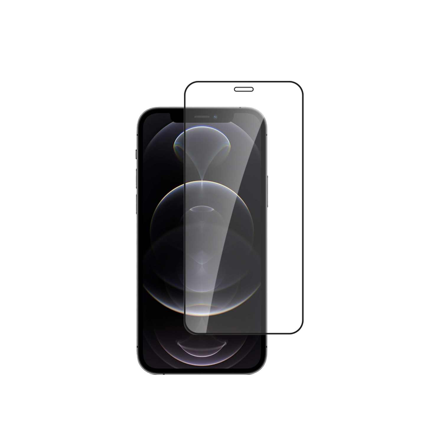 alkaya. | A Shield | Displayschutzglas | 3D Full Cover transparent, iPhone 12Pro Max