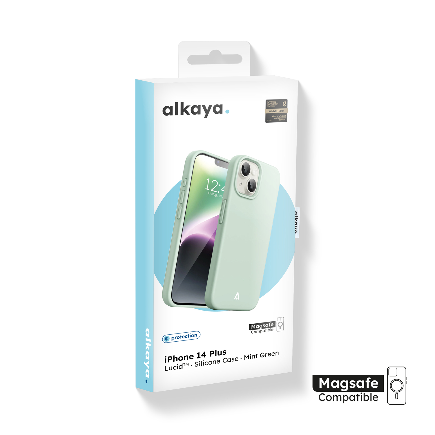 alkaya. | LUCID Silikon Case kompatibel mit Magsafe mint grün, iPhone 14 Plus