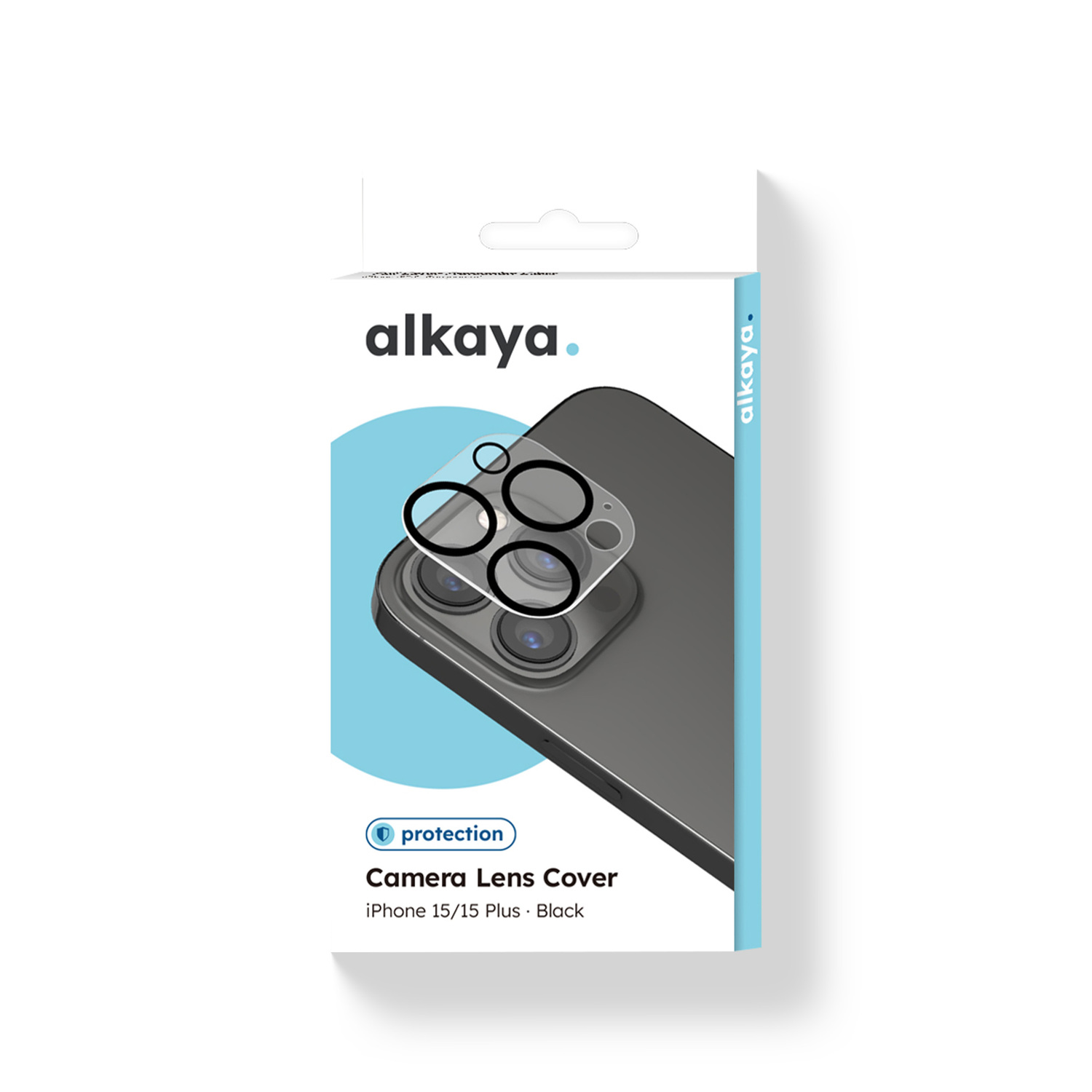 alkaya. | Lens Shield | Kameraschutzglas, Transparent iPhone 15 / 15 Plus