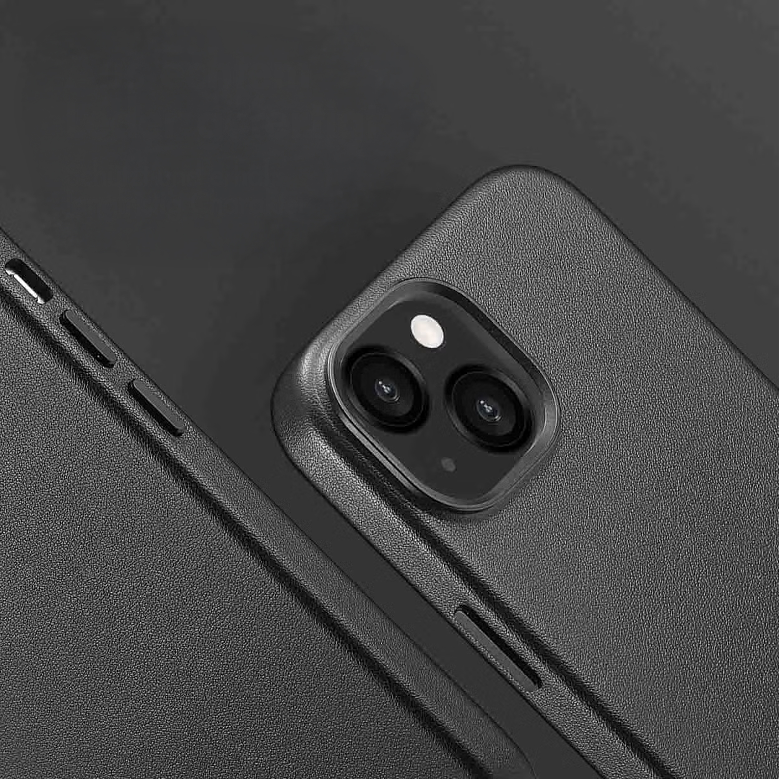 alkaya. | LUCID Pu Leather Case kompatibel mit Magsafe schwarz, iPhone 13