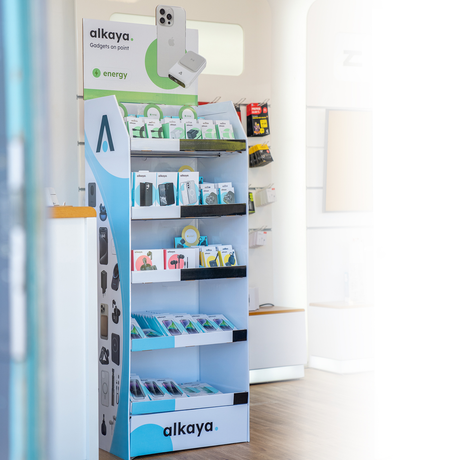 alkaya. | Floor Displays  | Audio / Gadget  | Mittel Rot / Gelb