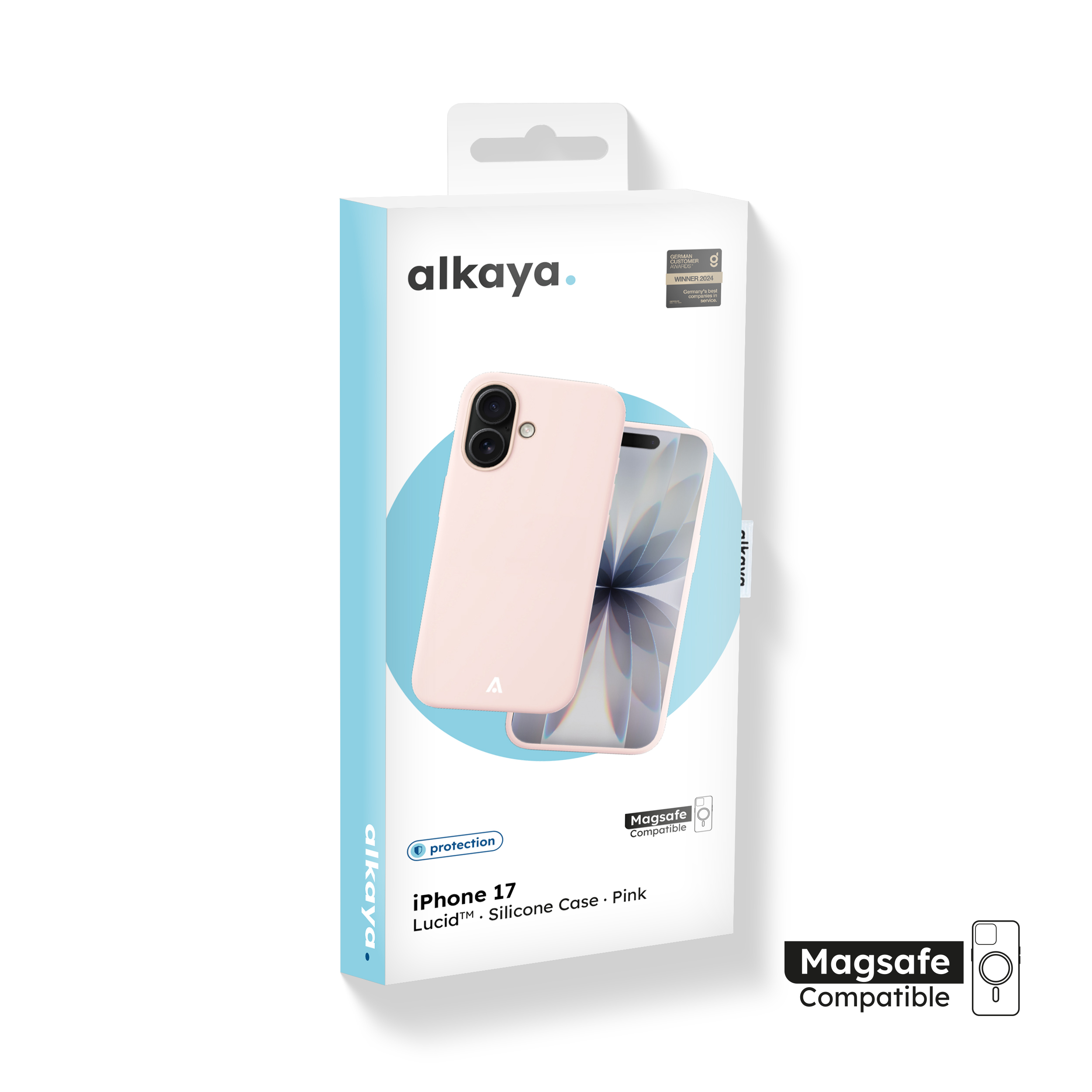alkaya. | LUCID Silikon Case kompatibel mit Magsafe pink, iPhone 17