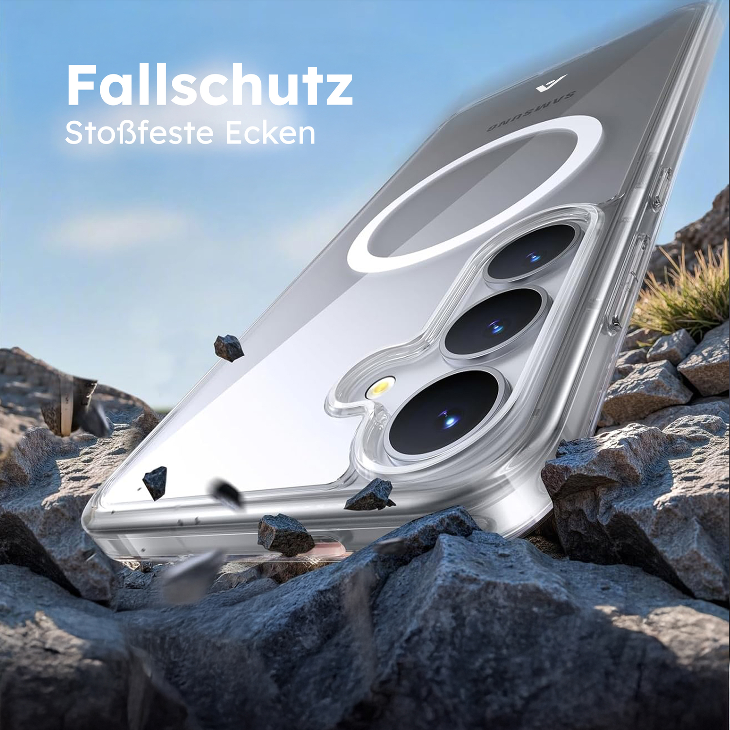 alkaya. | LUCID Clear Case kompatibel mit Magsafe Samsung S25+