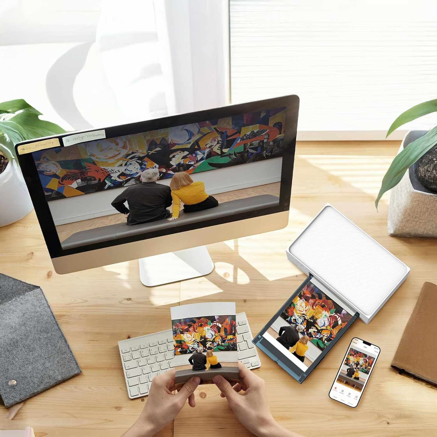 A Print DHP511 mobile Phone sticker Printer