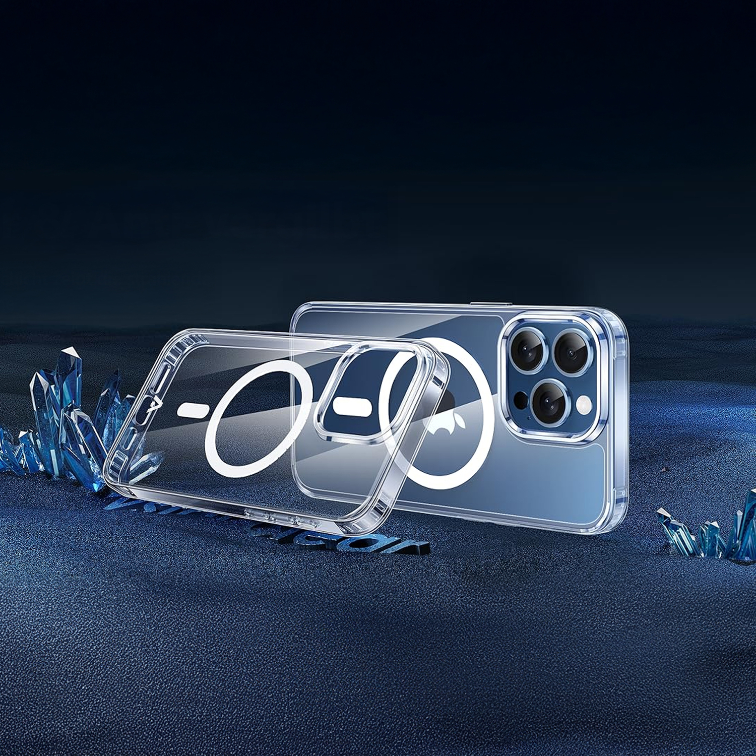 alkaya. | LUCID Clear Case kompatibel mit Magsafe transparent, iPhone 12 / 12 Pro