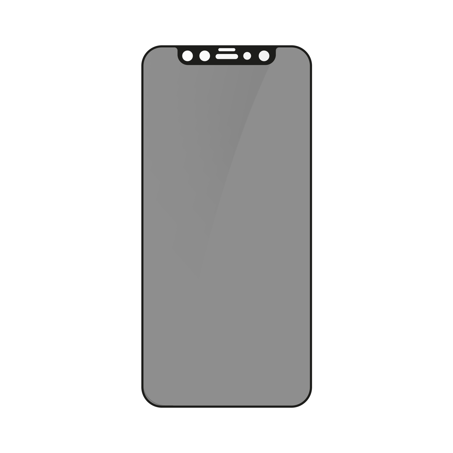 alkaya. | A Shield | Display-Sichtschutzglas | 3D Full Cover | Privacy,  iPhone X/XS/11Pro