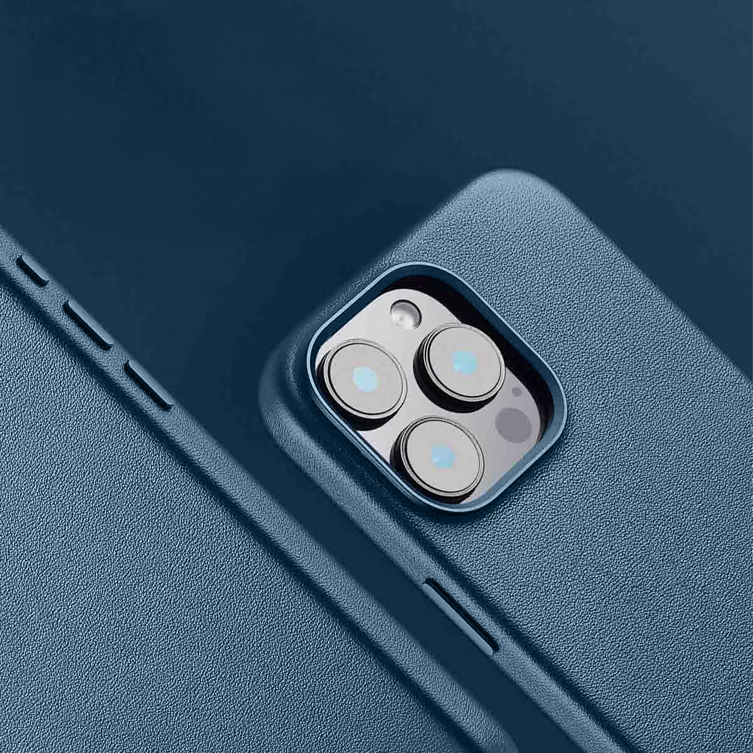 alkaya. | LUCID Pu Leather Case kompatibel mit Magsafe dunkelblau, iPhone 16 Pro Max