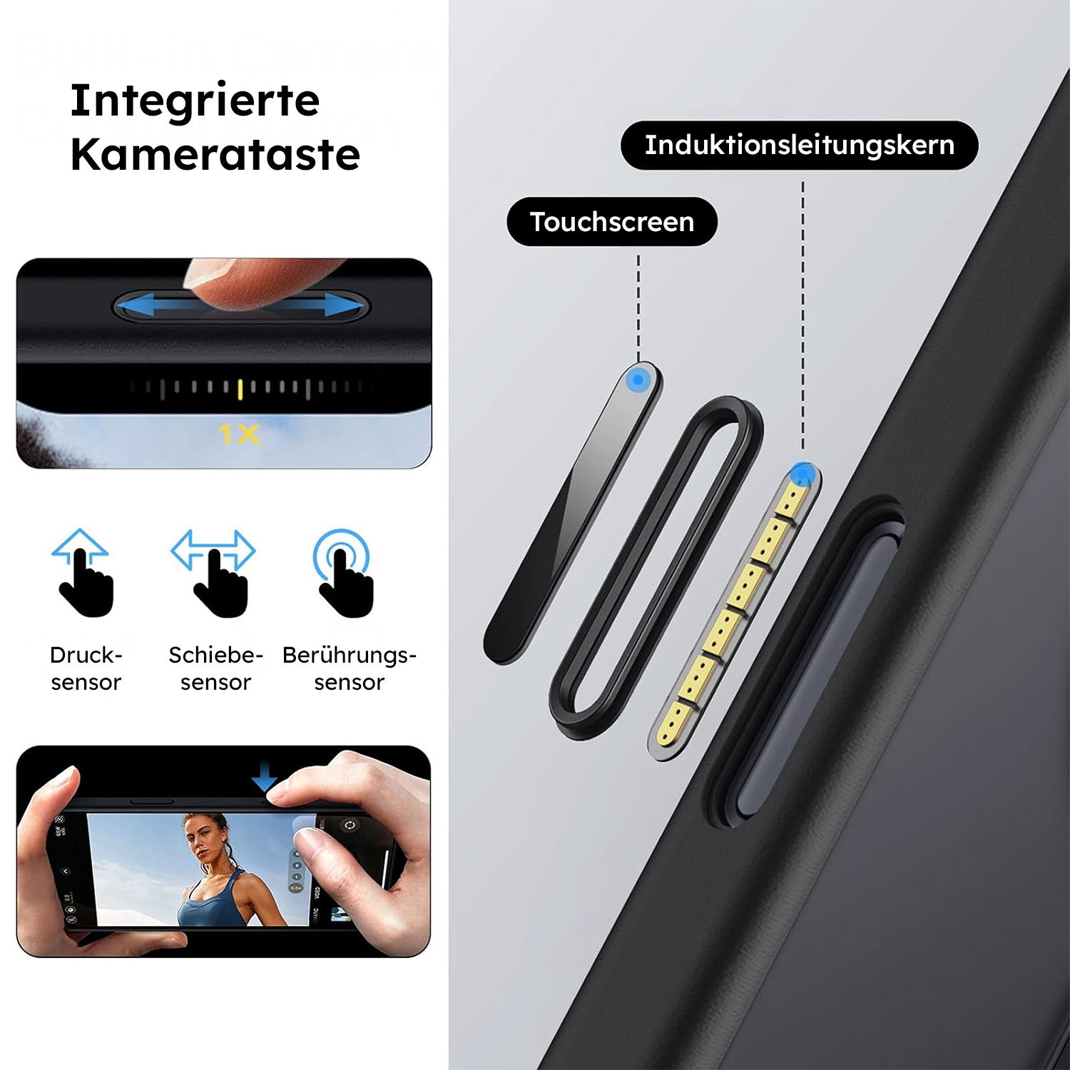 alkaya. | LUCID 360 FlexStand Case kompatibel mit Magsafe schwarz, iPhone 18 Pro Max/17 Pro Max