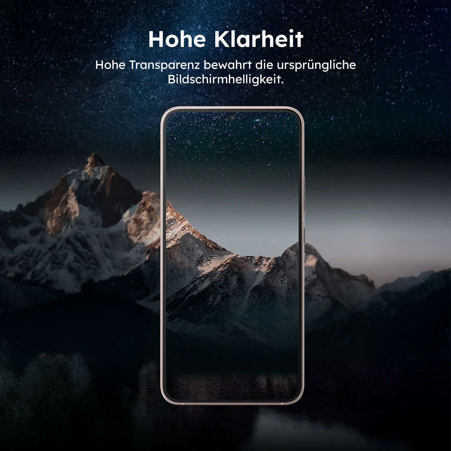 alkaya. | A Shield | Displayschutzglas | 3D Full Cover transparent, Samsung Galaxy S23+