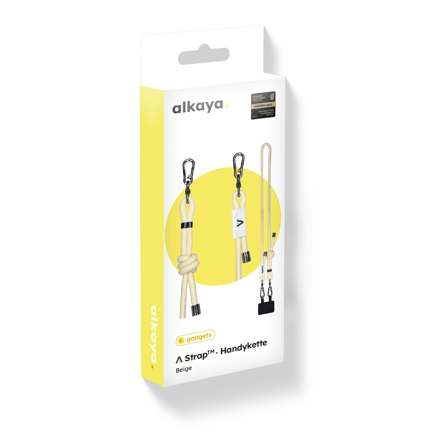 alkaya. | A Strap | Premium Lanyard lHandy Kette beige