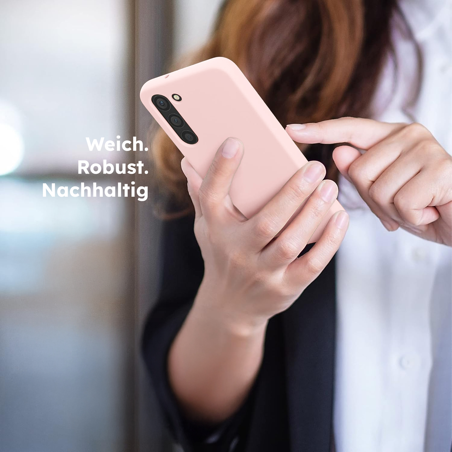 alkaya. | LUCID Silikon Case kompatibel mit Magsafe pink, Samsung S23