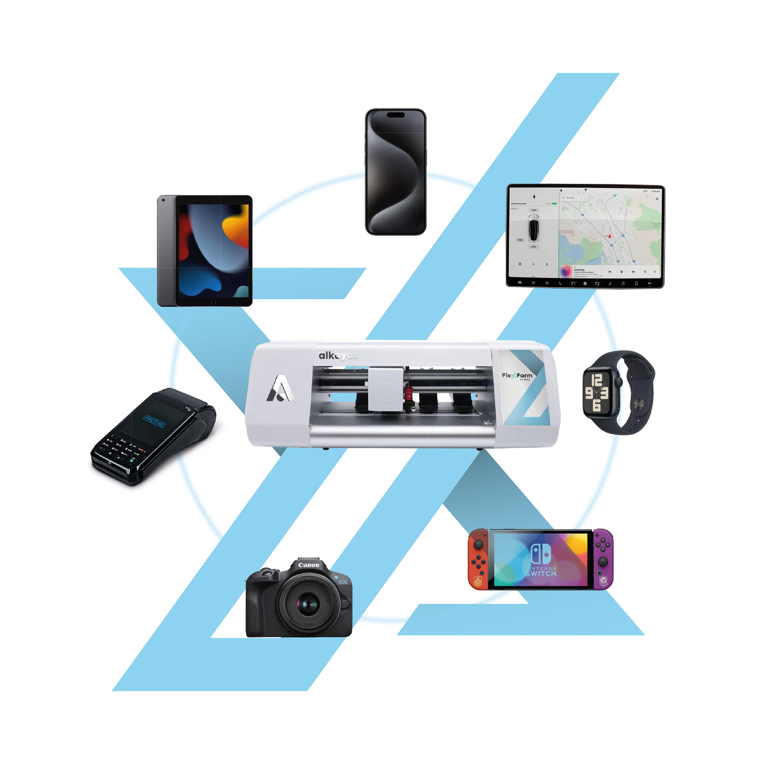 alkaya. | A Shield | Flex Form | Intelligent Film Cutting Machine 12,9"