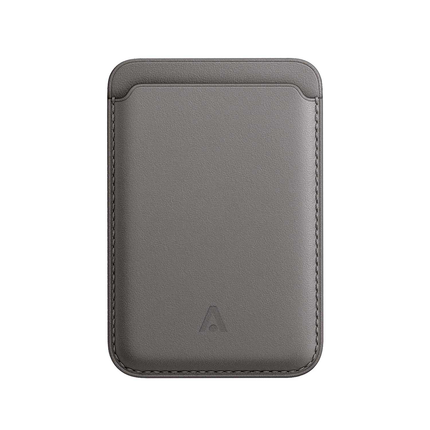 alkaya. | Cardy | Card Holder für bis zu 3 Karten unterstützt MagSafe-Technologie, Grau