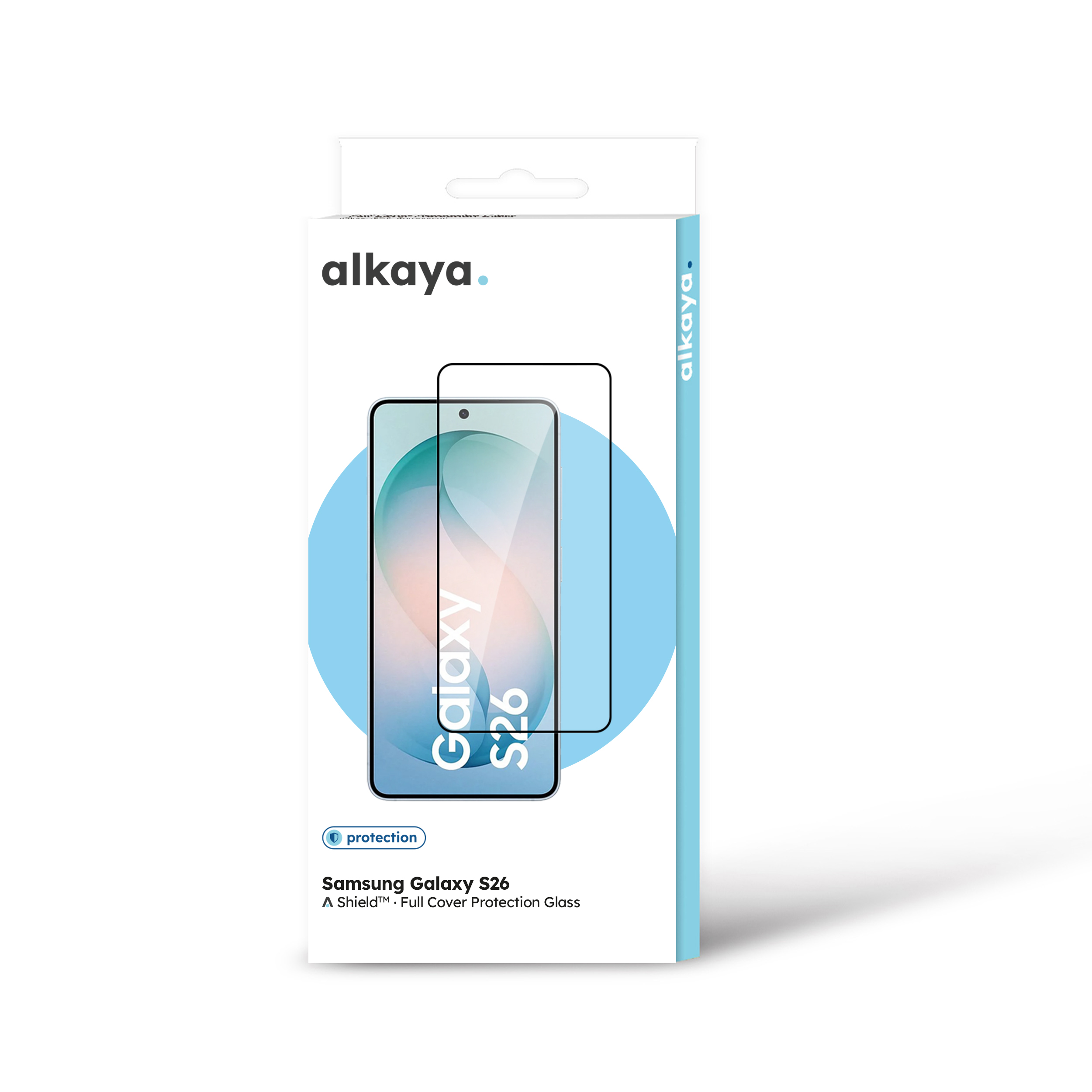 alkaya. | A Shield | Displayschutzglas | 3D Full Cover transparent, Samsung S26
