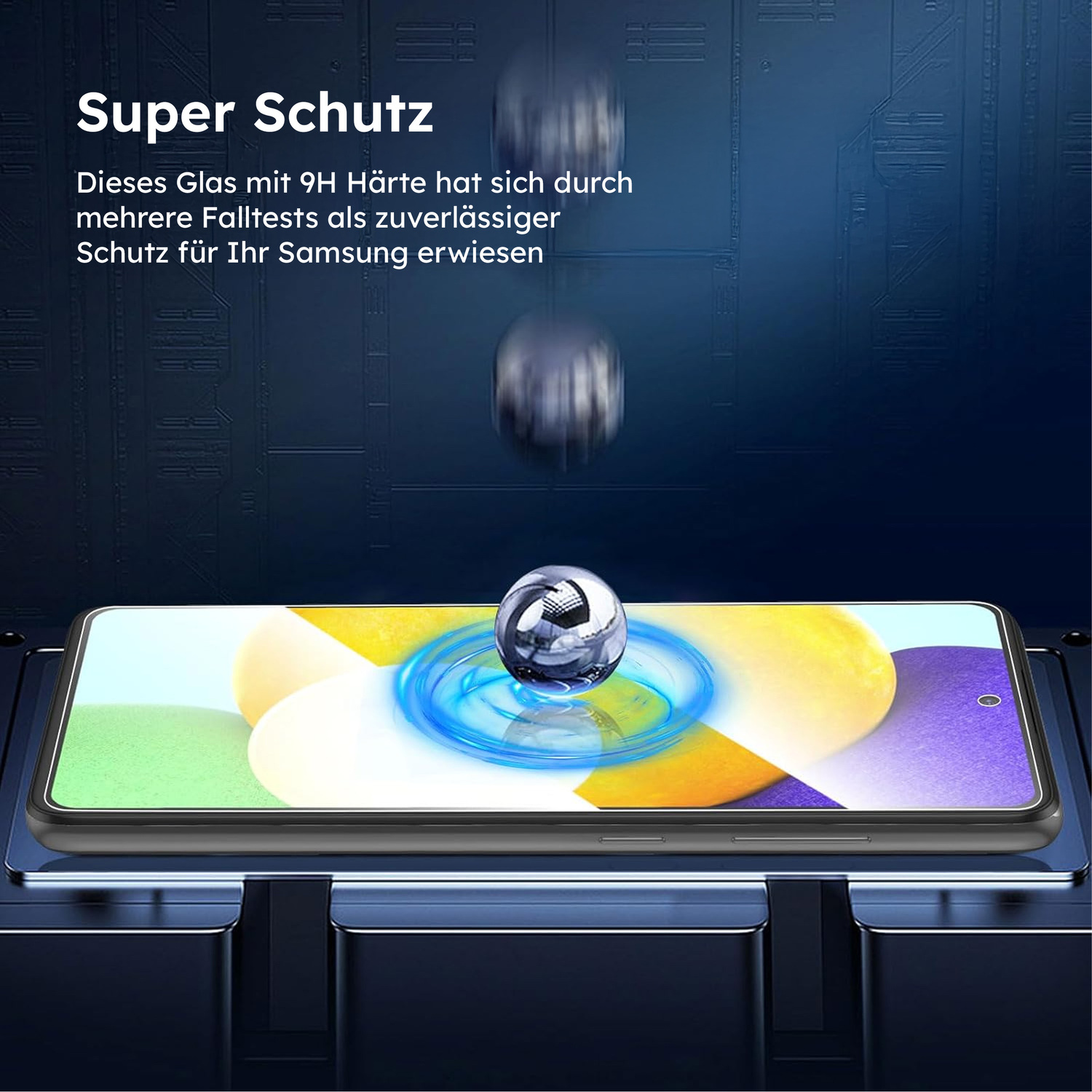 alkaya. | A Shield | Displayschutzglas | 3D Full Cover transparent, Samsung A52 / A55