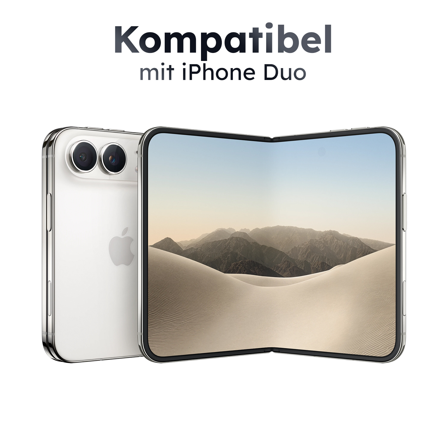 alkaya. | LUCID 360 FlexStand Case kompatibel mit Magsafe schwarz, iPhone 18 Fold