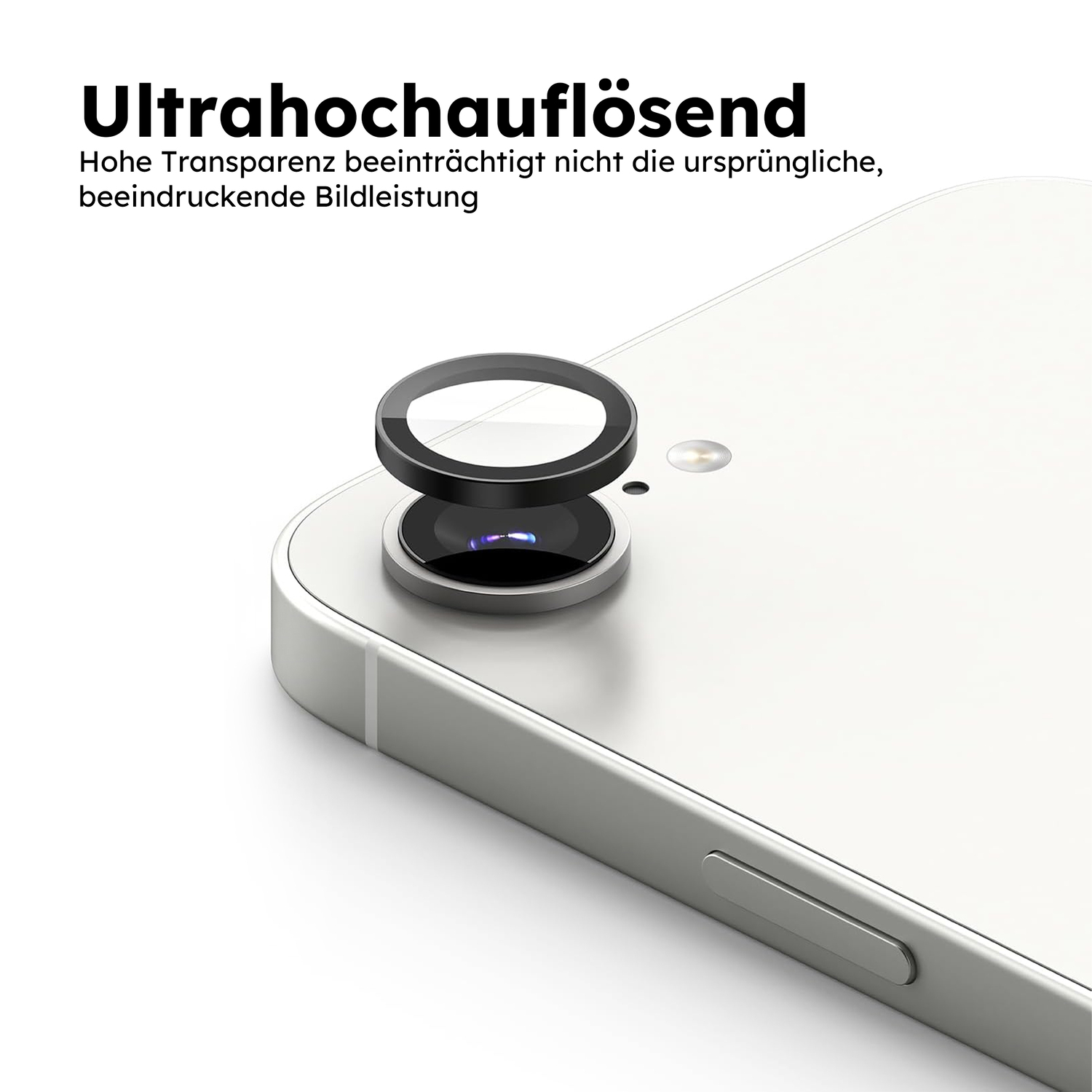 alkaya. | Lens Shield | Kameraschutzglas, Transparent single lens, iPhone 16e
