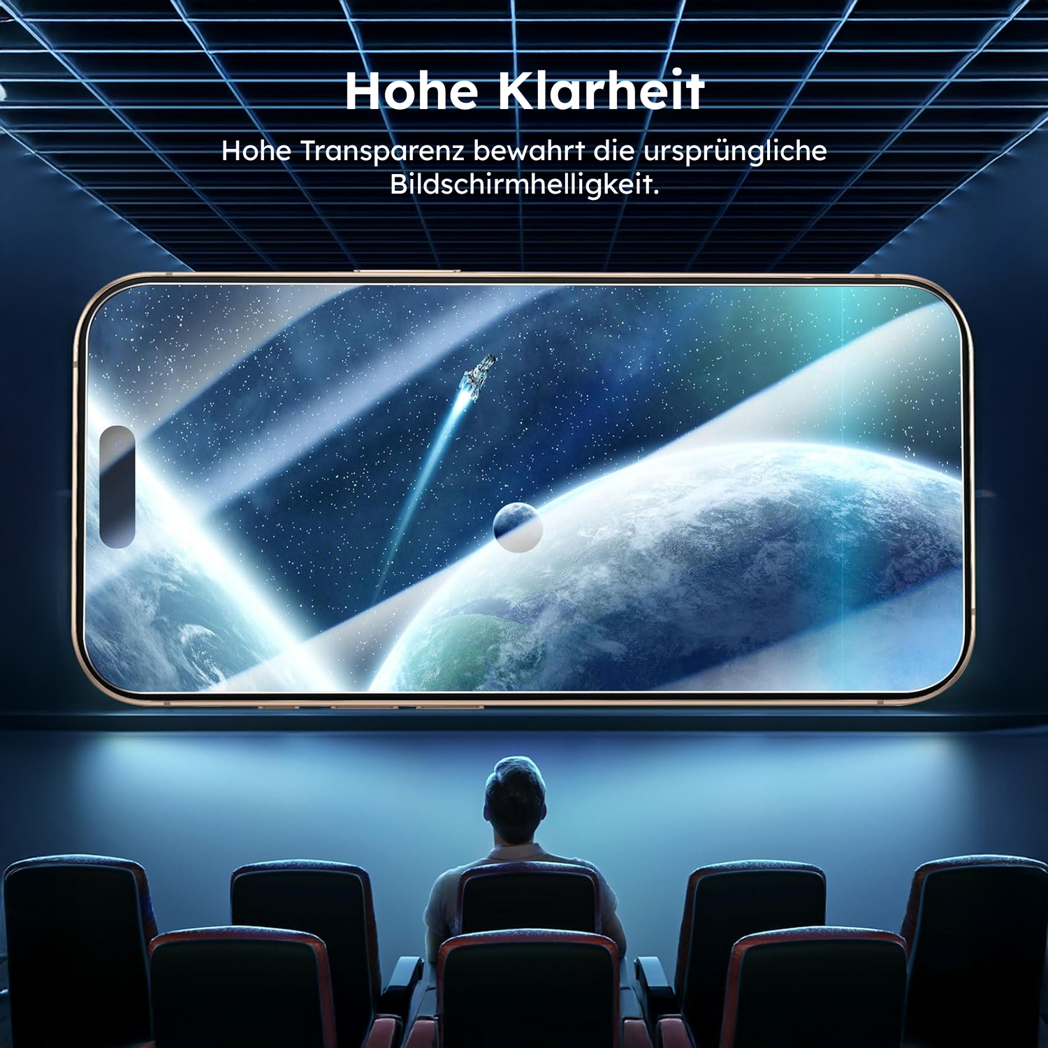 alkaya. | A Shield | Displayschutzglas | 3D Full Cover transparent, iPhone 16 Pro Max