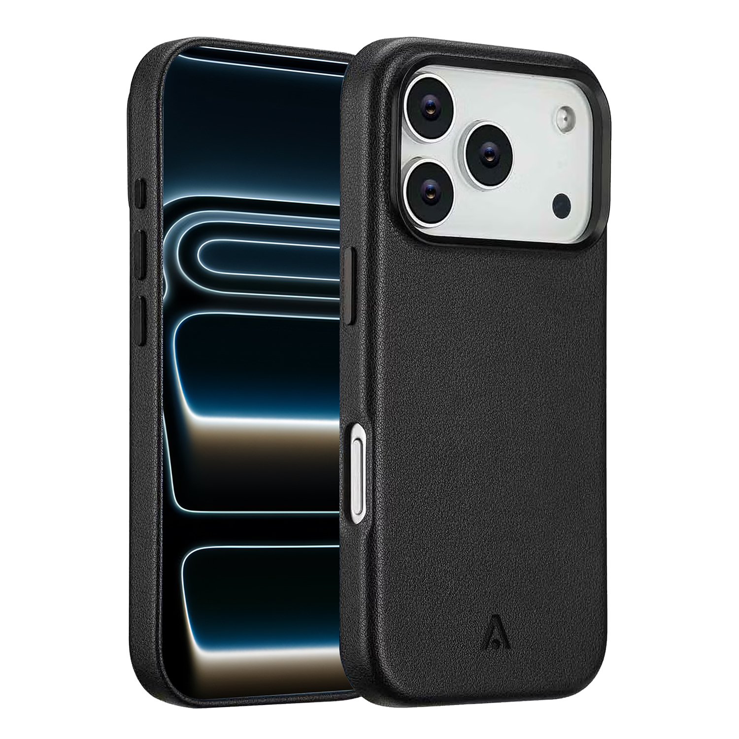 alkaya. | LUCID PU-Leder Case kompatibel mit Magsafe schwarz, iPhone 18 Pro/17 Pro