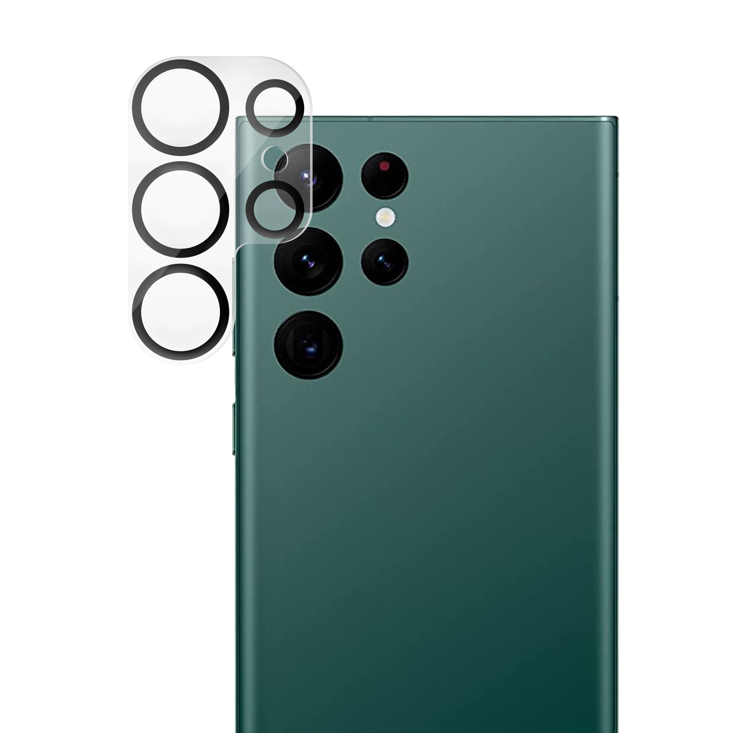 alkaya. | Lens Shield | Kameraschutzglas, Transparent Samsung S22 Ultra