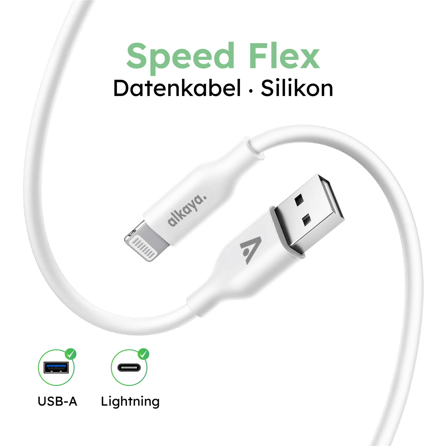 Speed Flex | Datenkabel | Silikon | Universal Kompatibilität