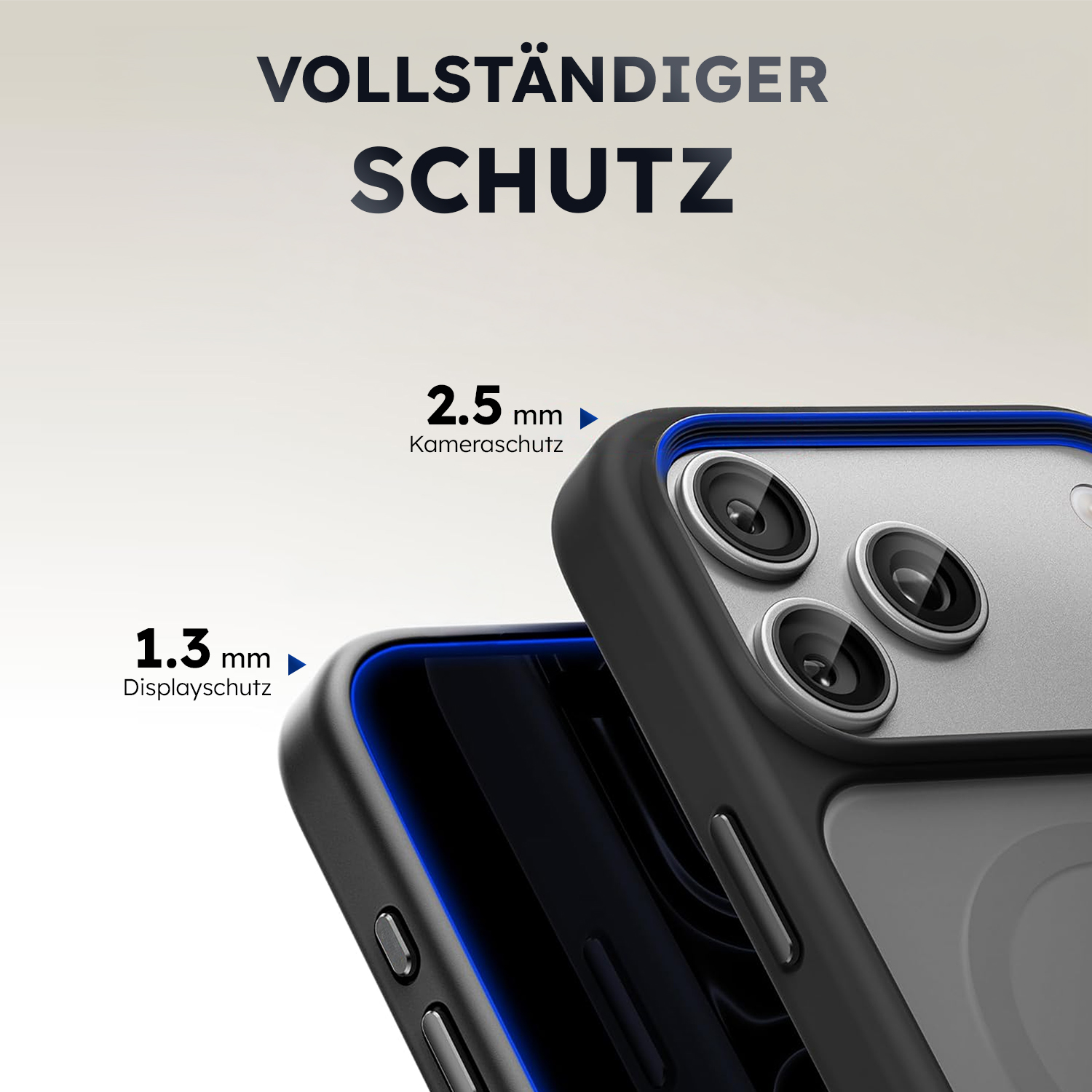 alkaya. | LUCID FROSTED Case kompatibel mit Magsafe schwarz, iPhone 18 Pro Max/17 Pro Max