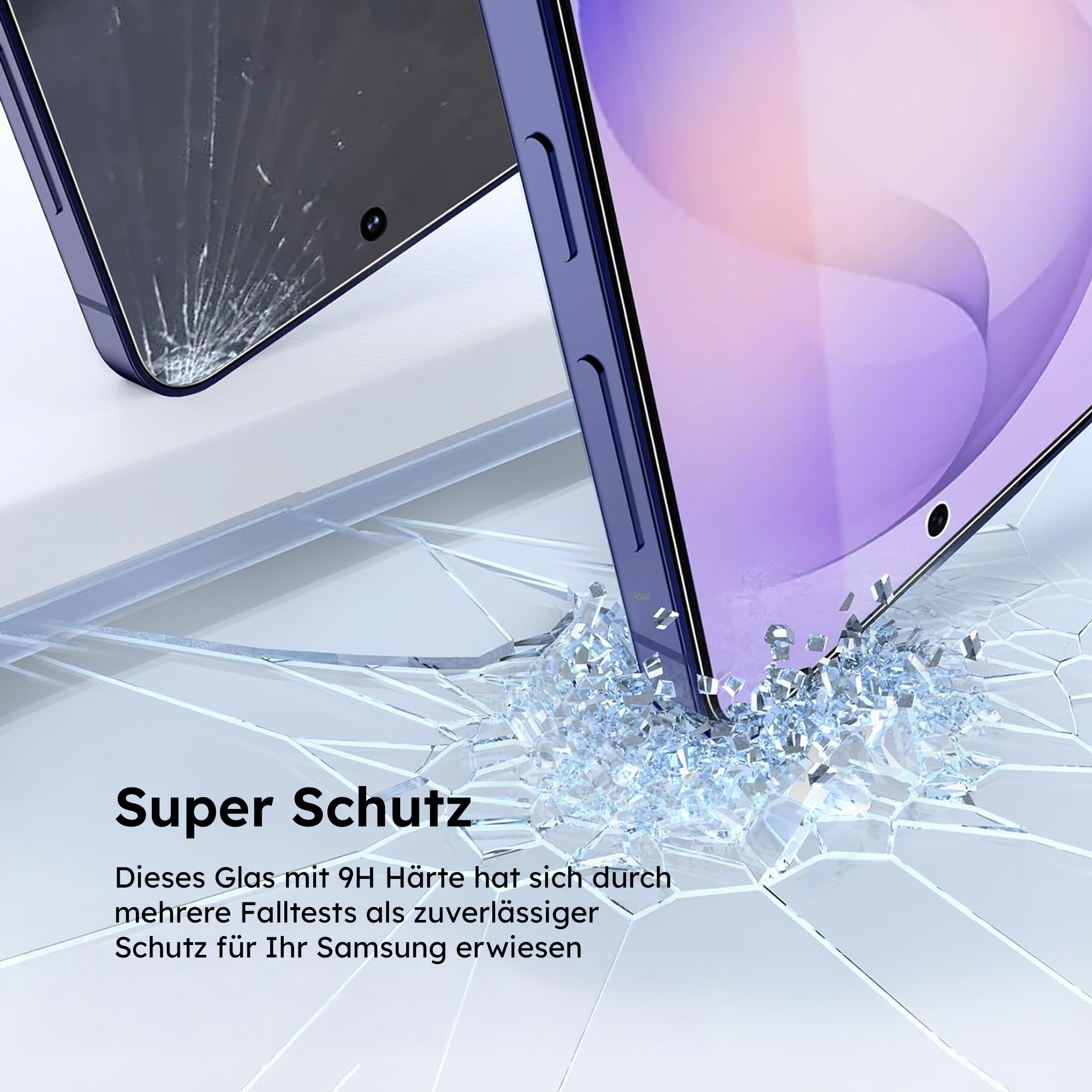 alkaya. | A Shield | Displayschutzglas | 3D Full Cover transparent, Samsung S26 Ultra