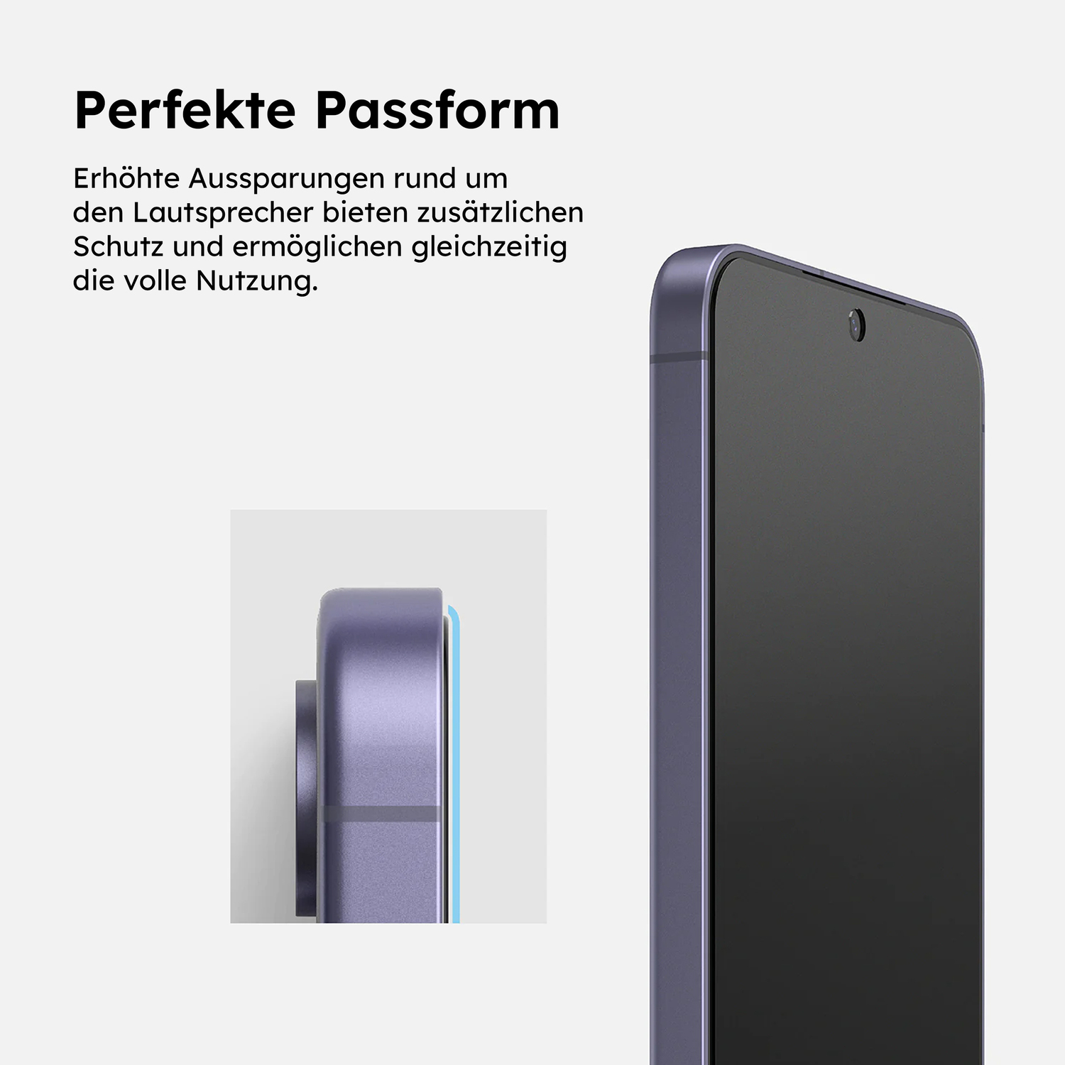 alkaya. | A Shield | Displayschutzglas | 3D Full Cover transparent, Samsung S24+ / S25+