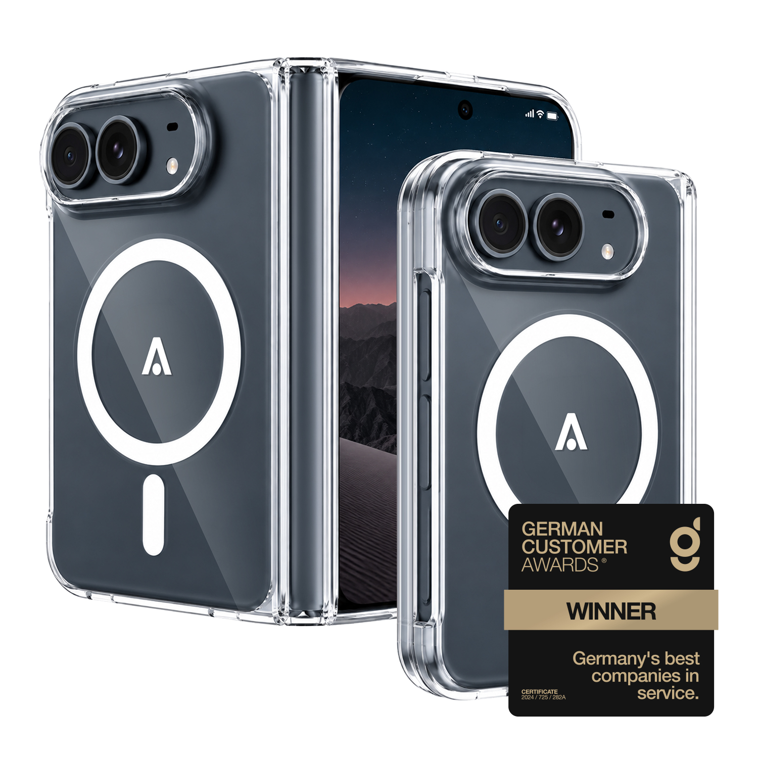 alkaya. | LUCID Clear Case kompatibel mit Magsafe transparent, iPhone Duo