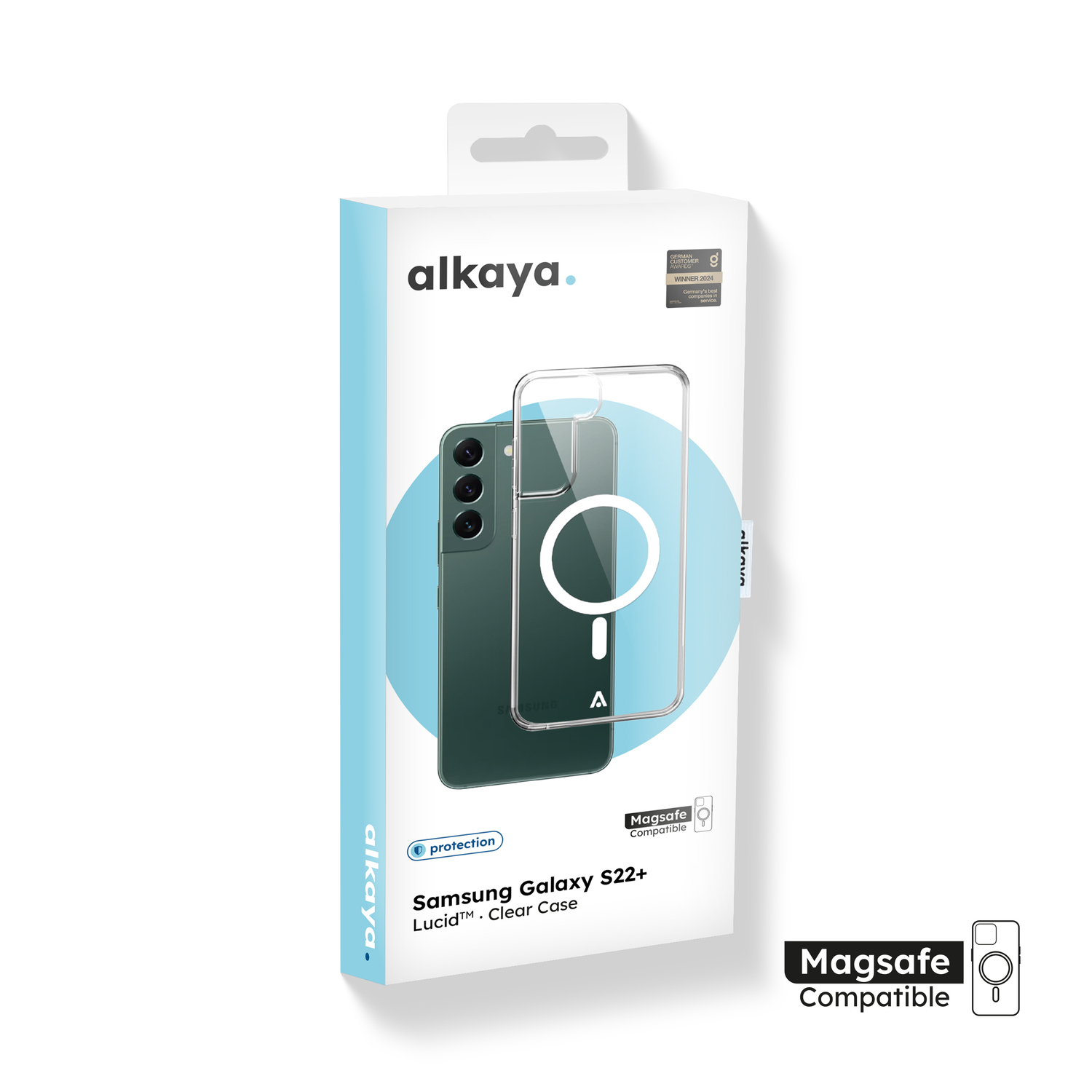 alkaya. | LUCID Clear Case kompatibel mit Magsafe transparent, Samsung S22+
