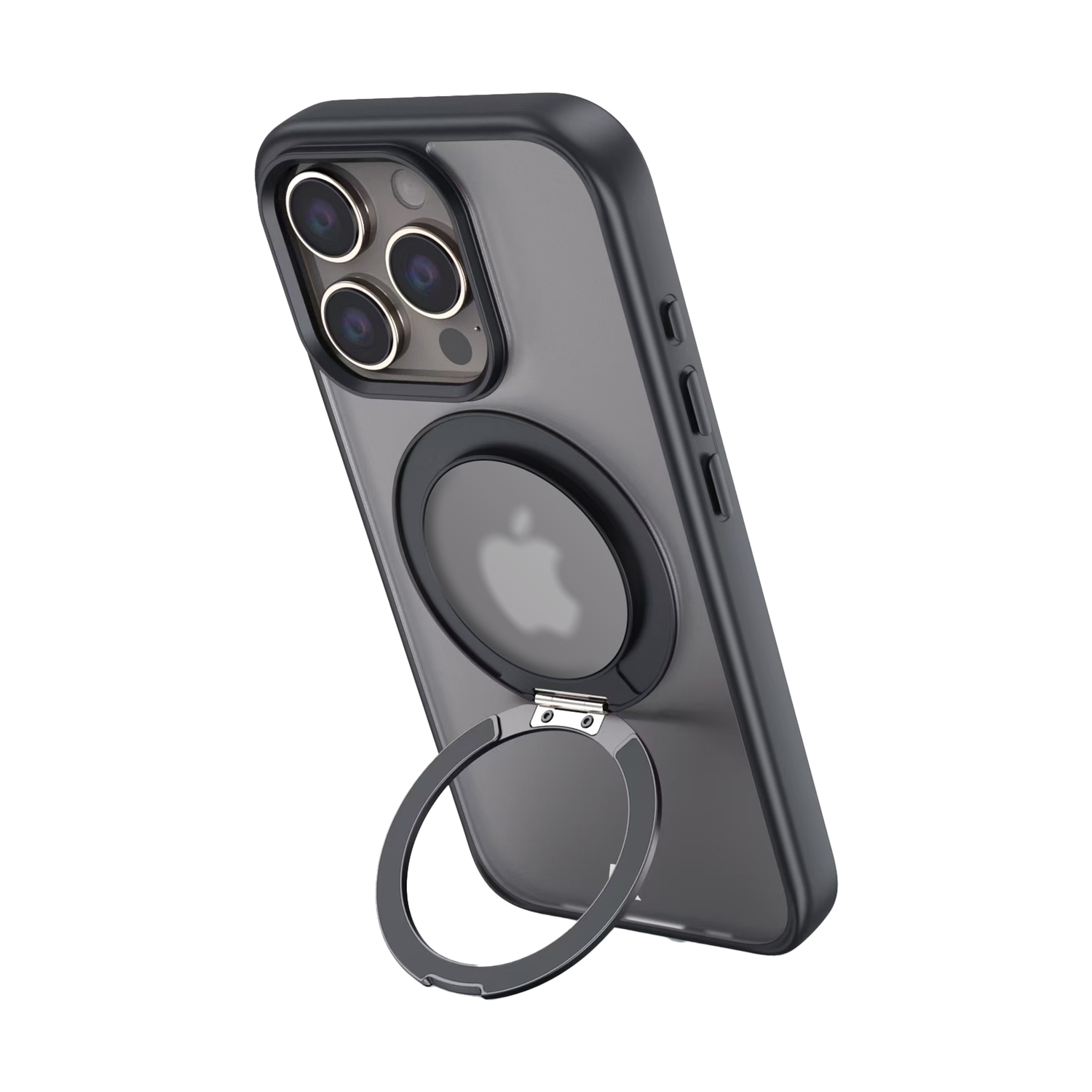 alkaya. | LUCID 360 FlexStand Case kompatibel mit Magsafe  schwarz, iPhone 15