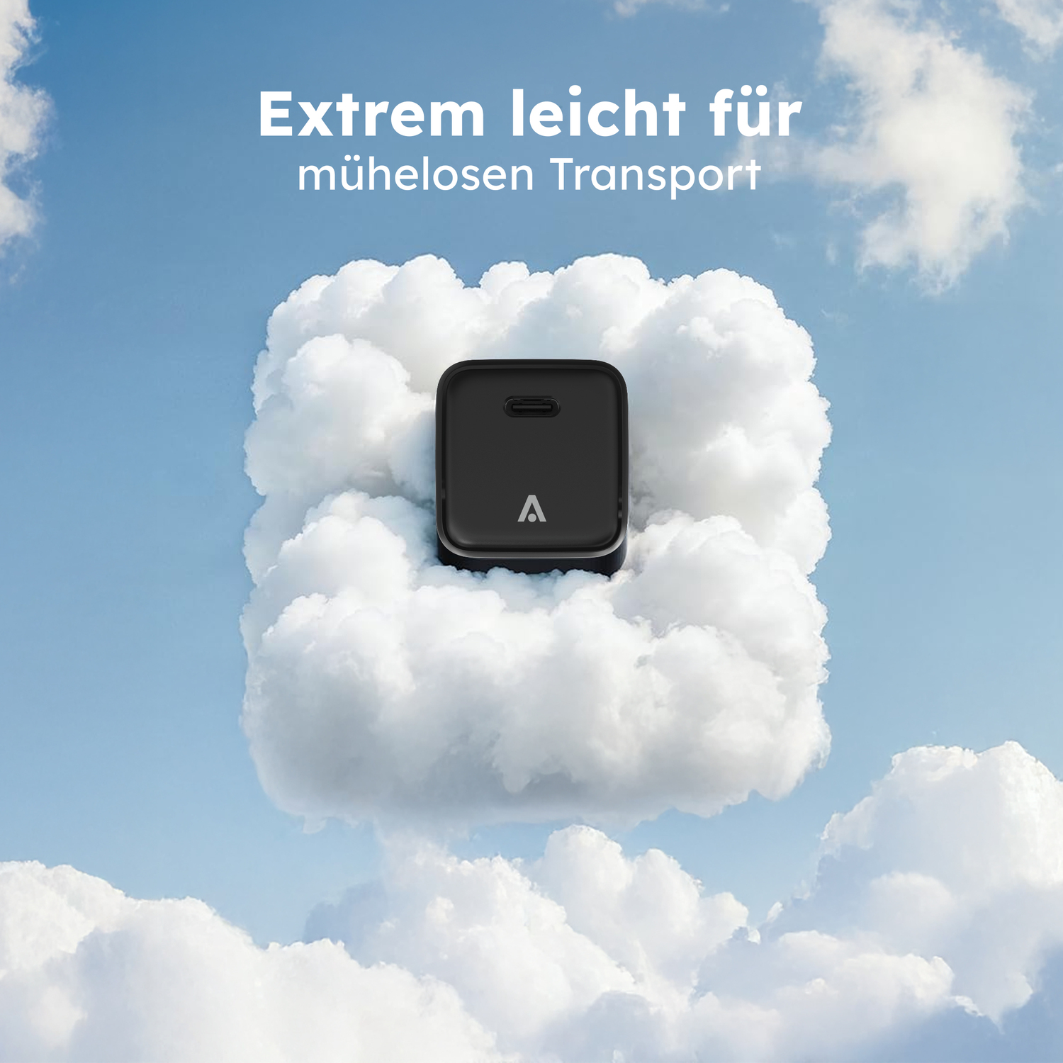 alkaya. | NEXUS | Ladegerät mit GaN Technologie | 20W Schwarz, USB C