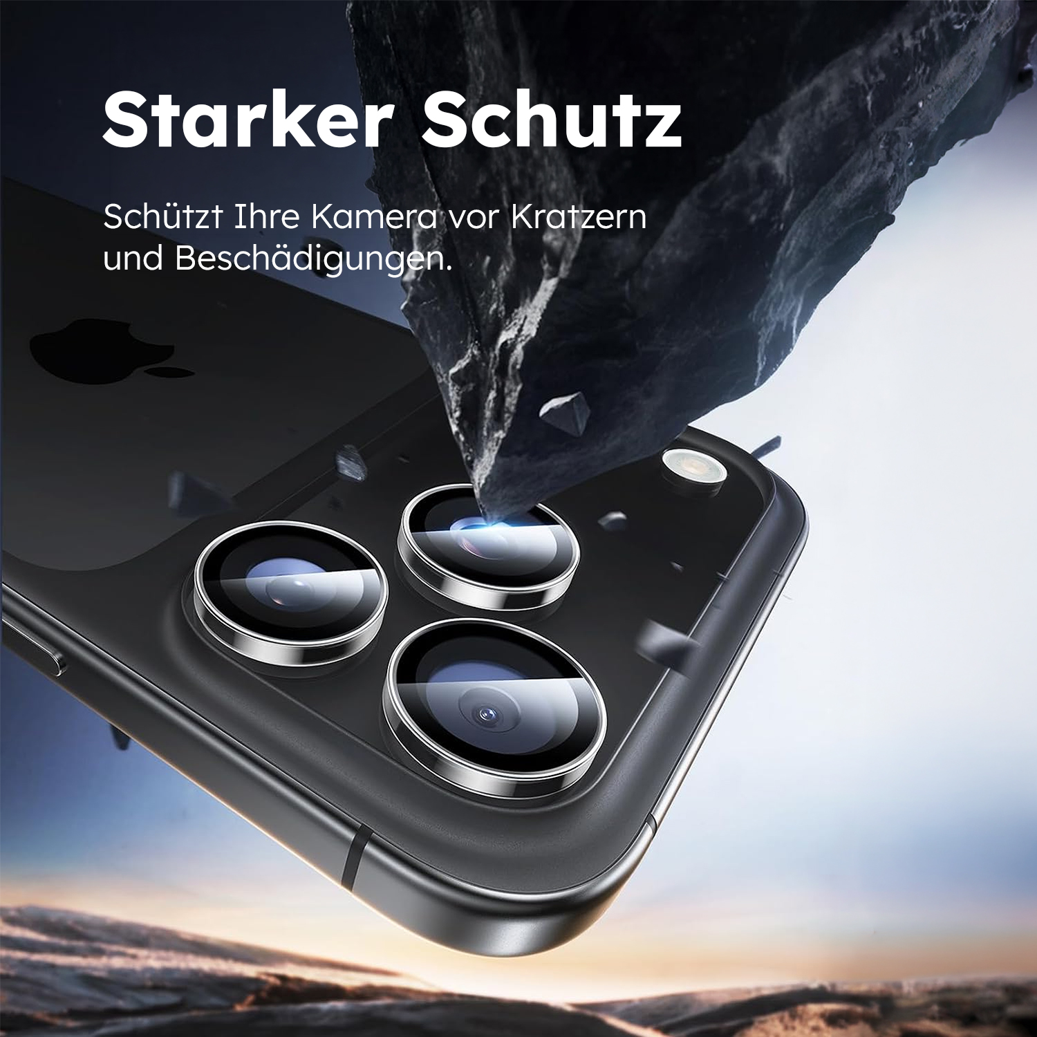 alkaya. | 2 In 1 A Shield | Displayschutzglas + Kamerasschutzglas privacy, iPhone 18 Pro Max