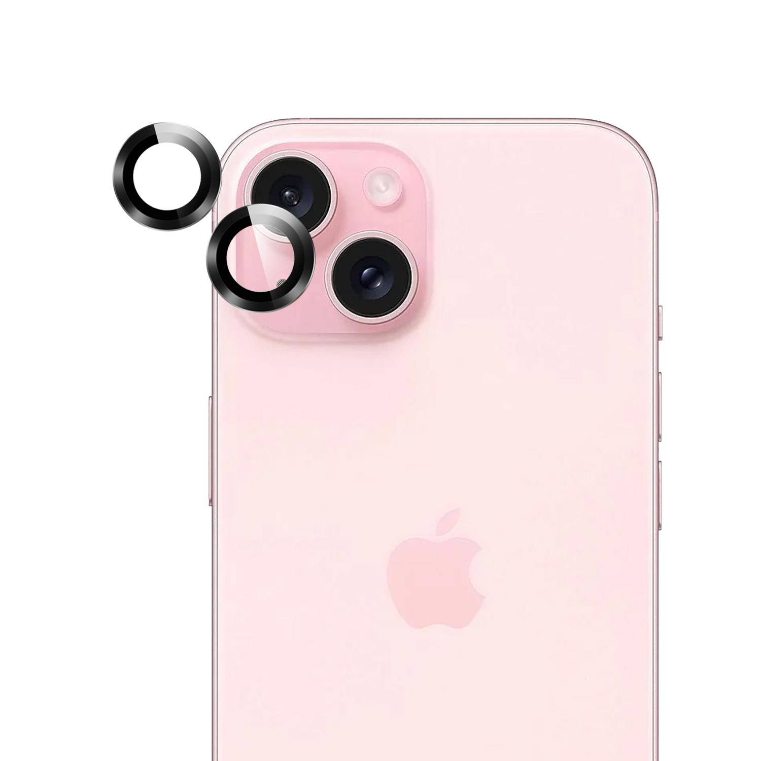 alkaya. | Lens Shield | Kameraschutzglas, Transparent single lens,  iPhone 15/15 Plus