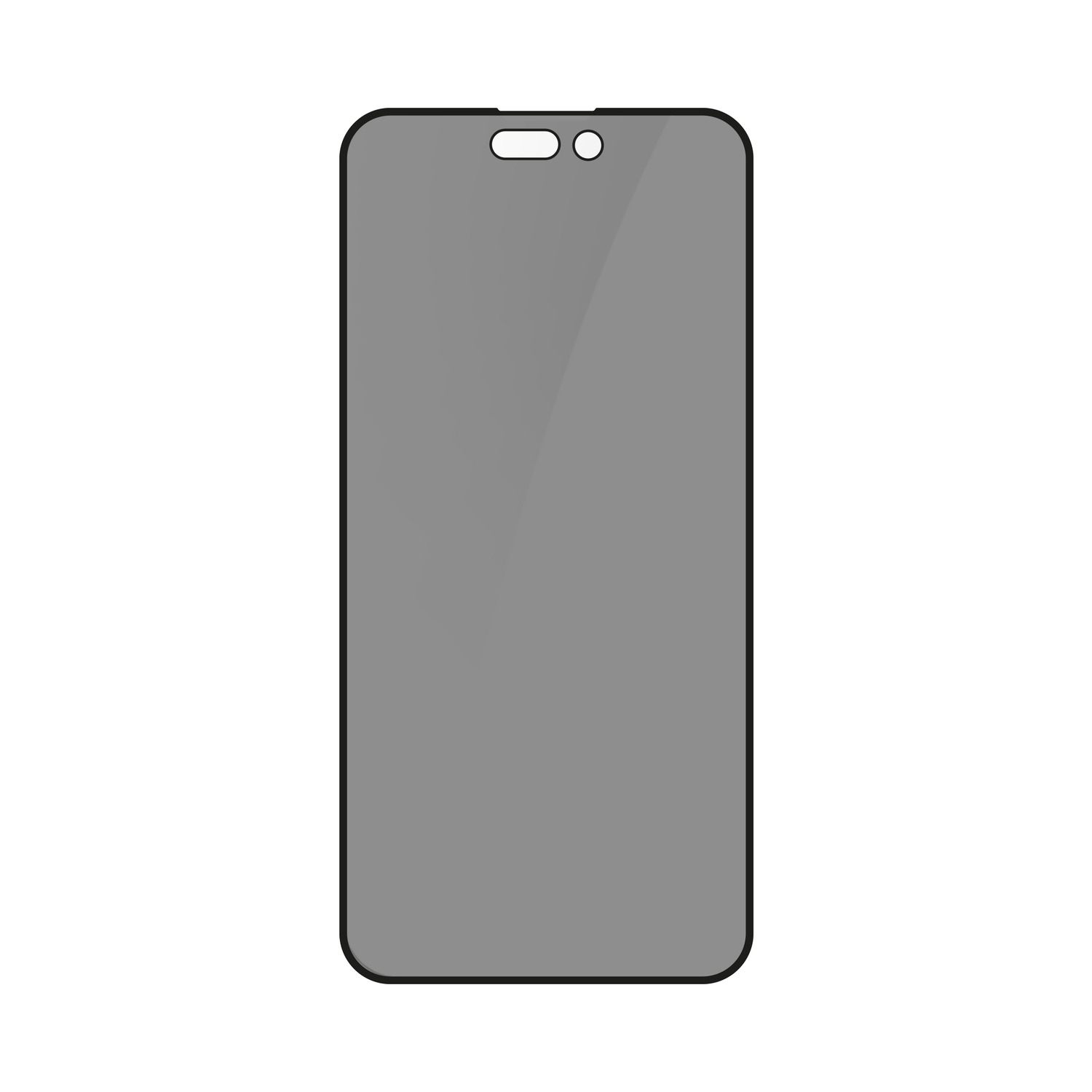 alkaya. | A Shield | Display-Sichtschutzglas | 3D Full Cover | Privacy, iPhone 15 Pro Max