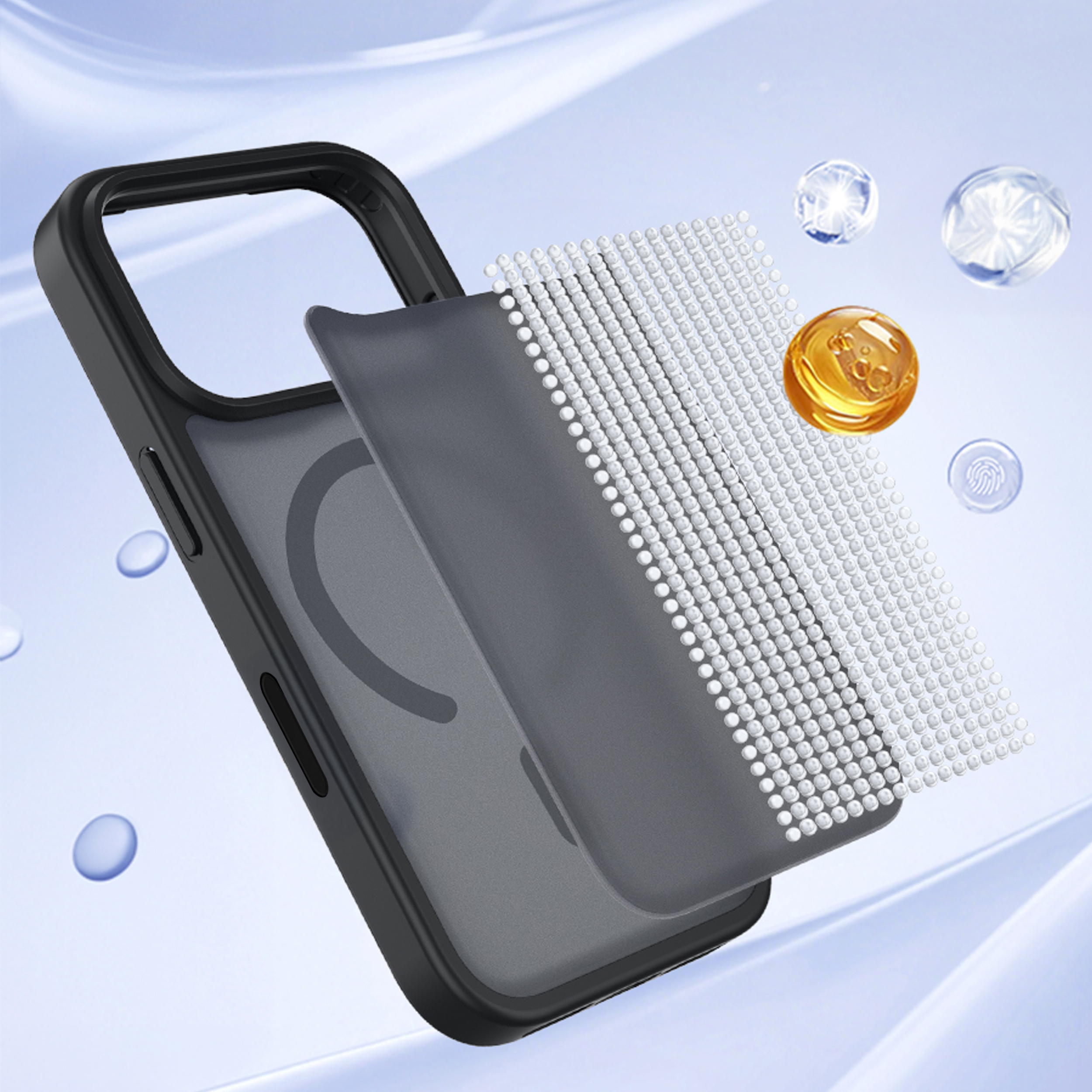 alkaya. | LUCID Protect Case kompatibel mit Magsafe schwarz, iPhone 17 Pro Max