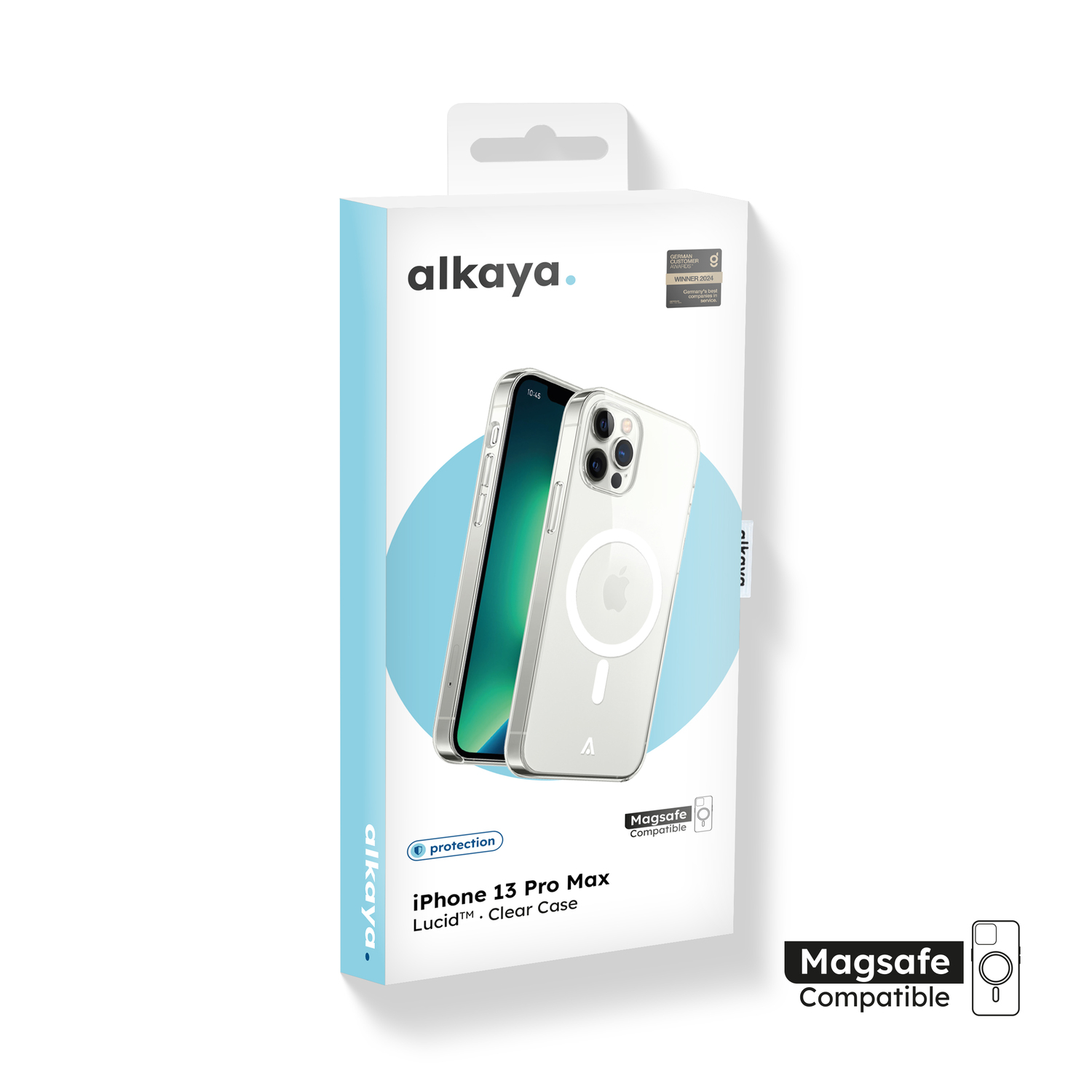 alkaya. | LUCID Clear Case kompatibel mit Magsafe transparent, iPhone 13 Pro Max