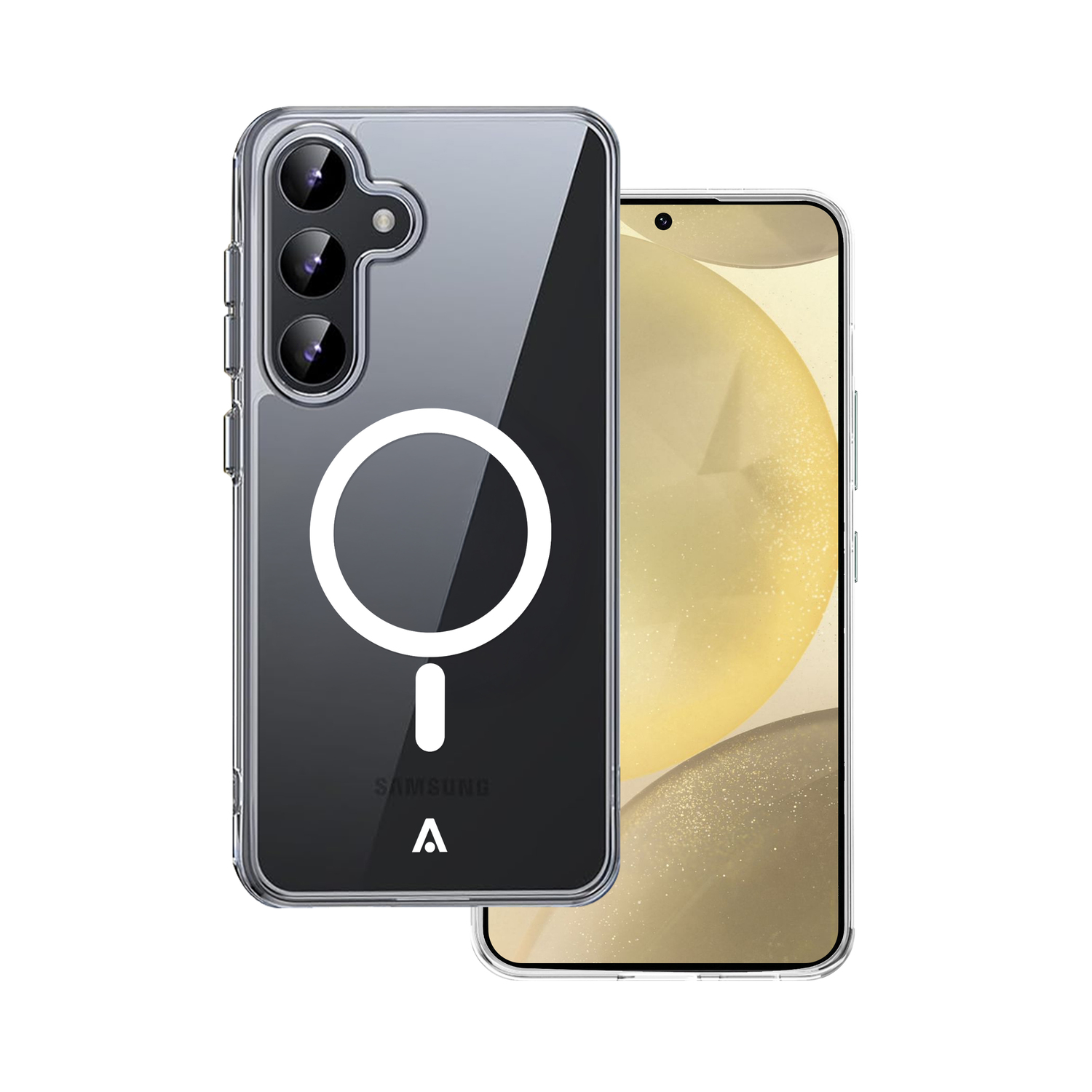 alkaya. | LUCID Clear Case kompatibel mit Magsafe transparent, Samsung S24