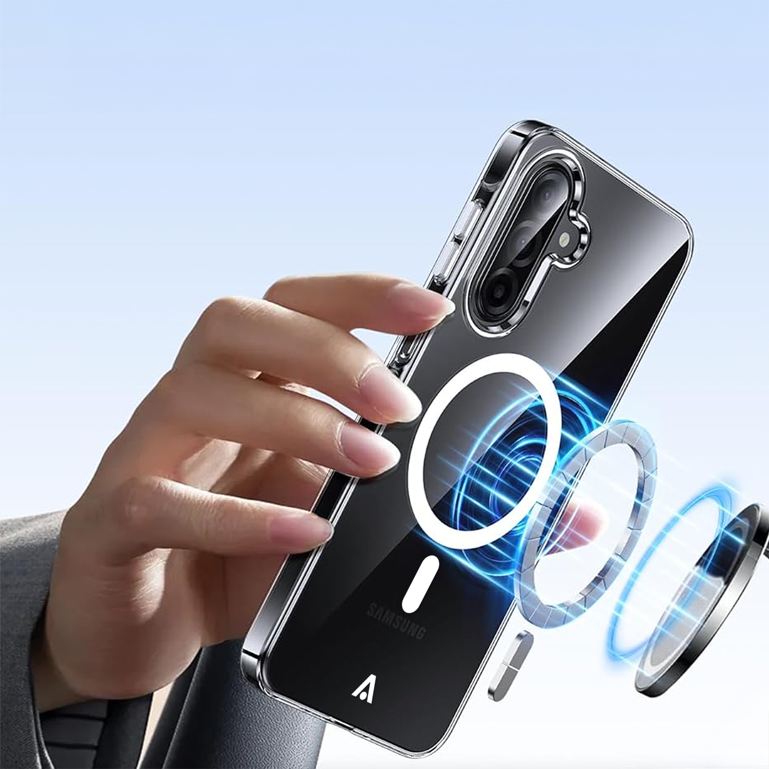 alkaya. | LUCID Clear Case kompatibel mit Magsafe, Samsung A37 transparent