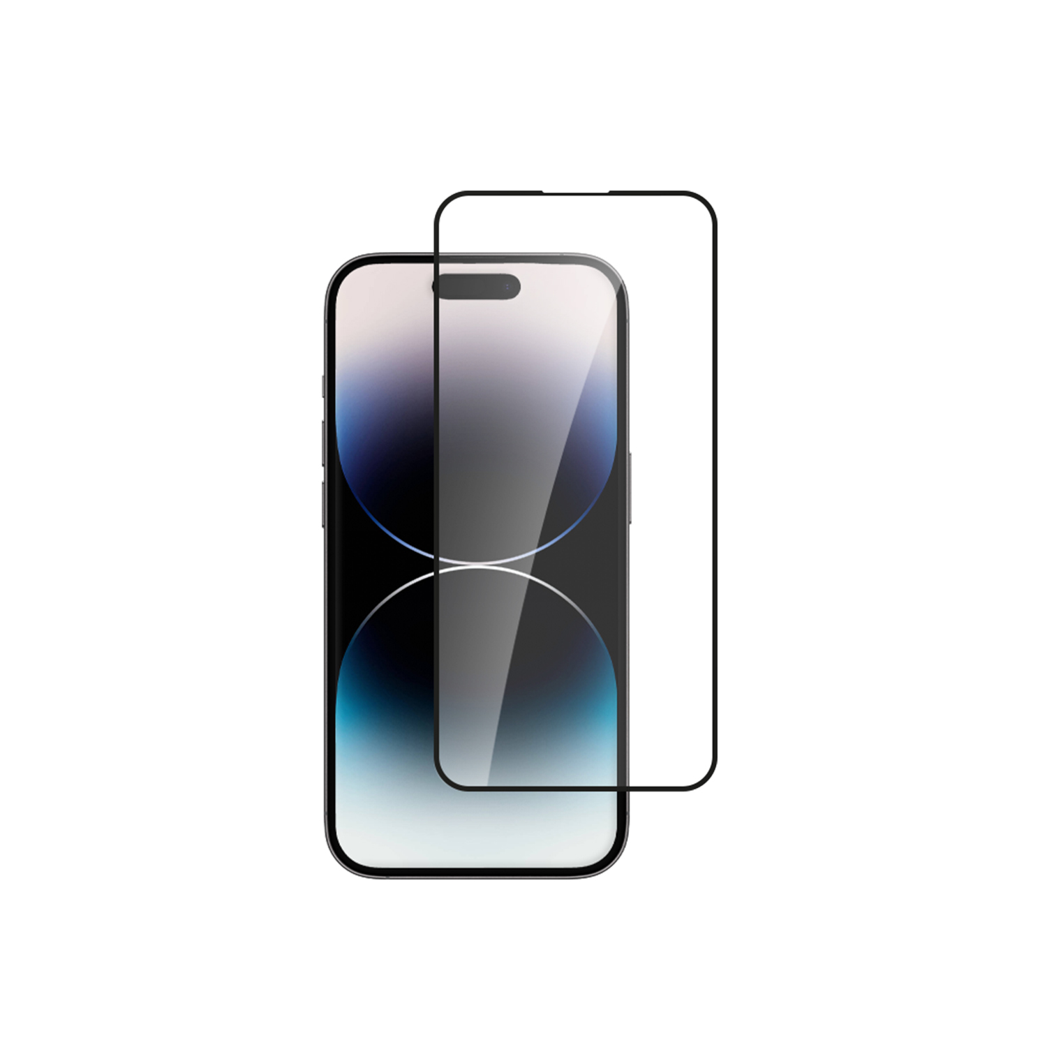 alkaya. | A Shield | Displayschutzglas | 3D Full Cover transparent, iPhone 14 Pro Max